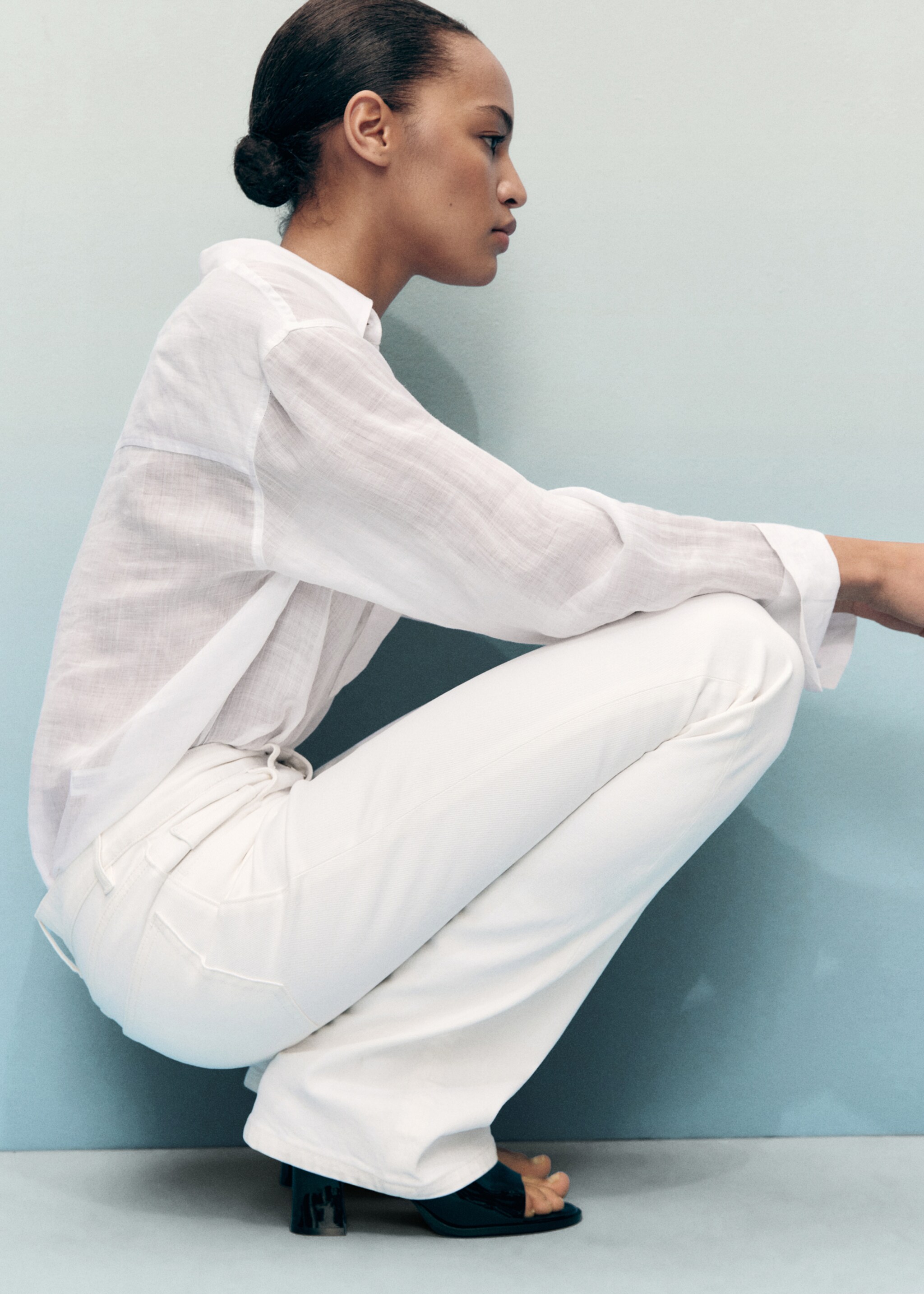 Fiona flared mid-rise jeans - Details of the article 2