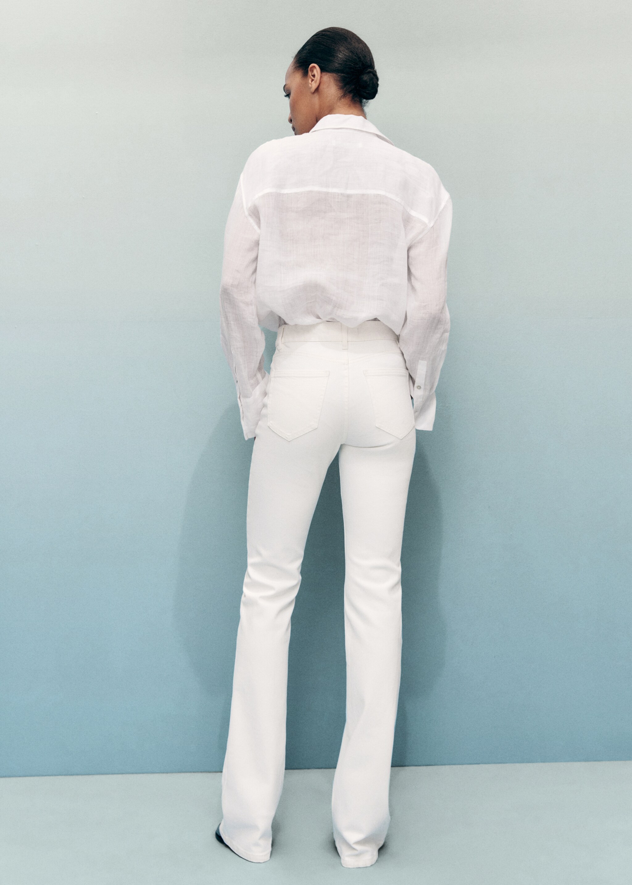 Fiona flared mid-rise jeans - Reverse of the article