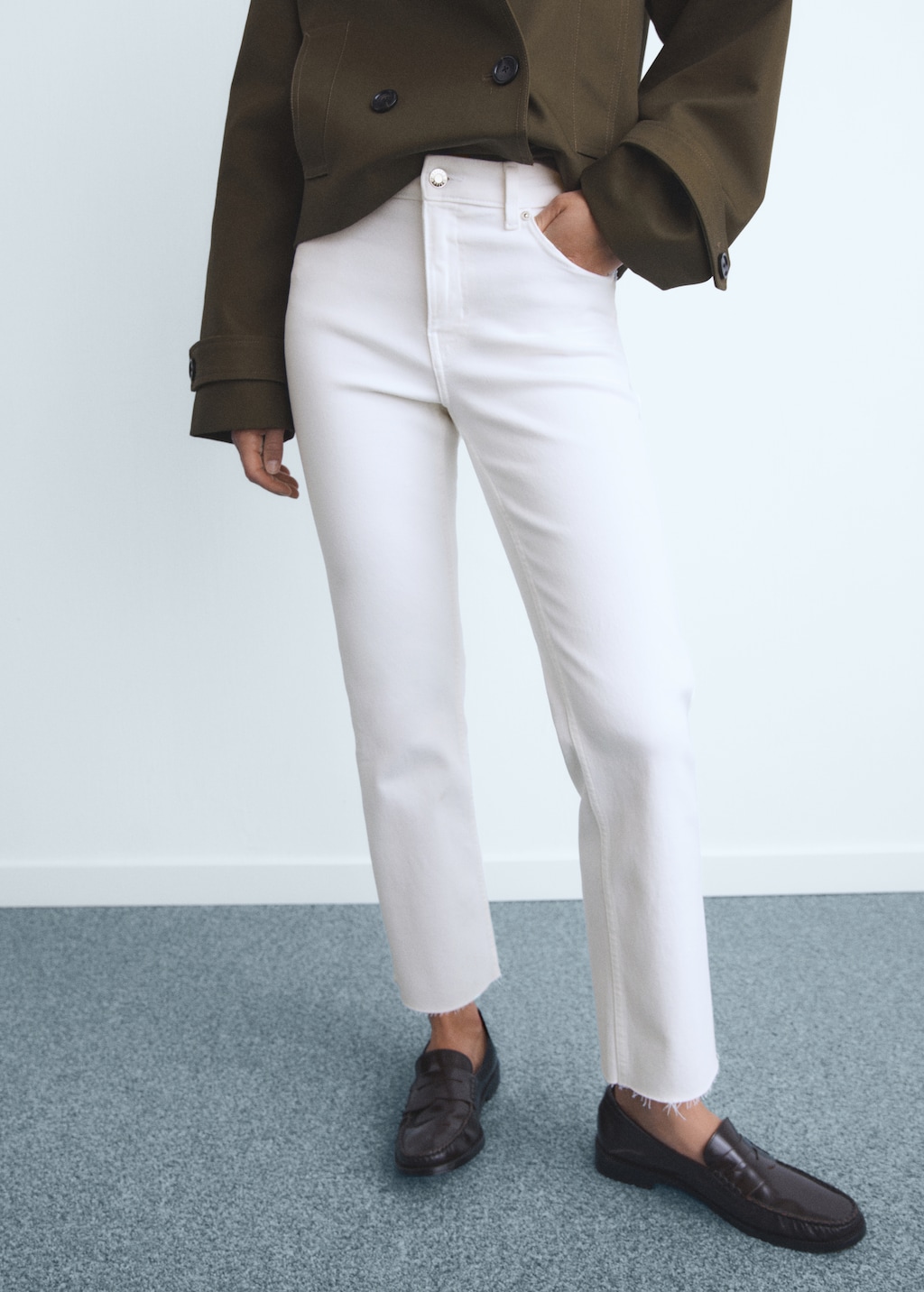 Sienna flared cropped jeans