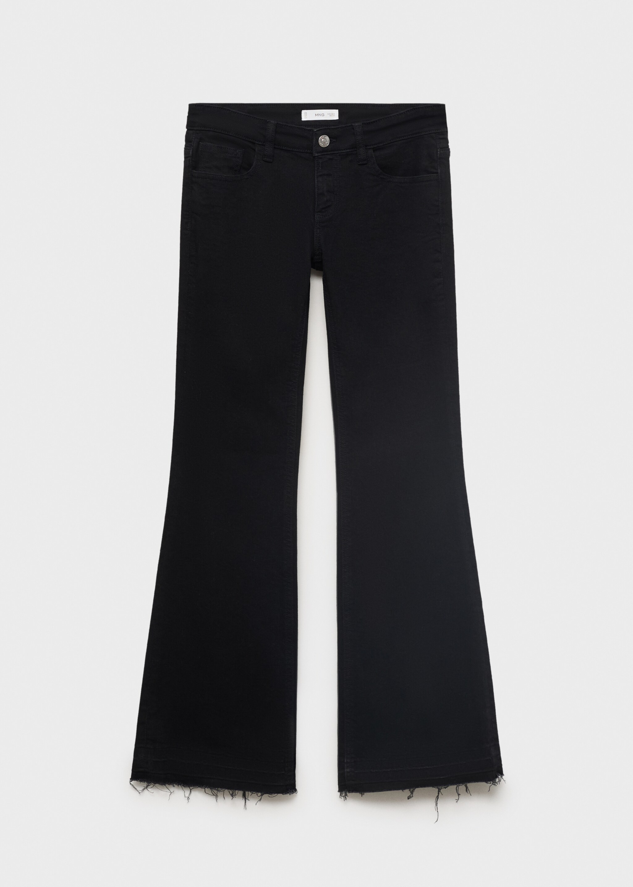 Low-waist flared jeans - Article without model, Black. Ref: 17021193-00.