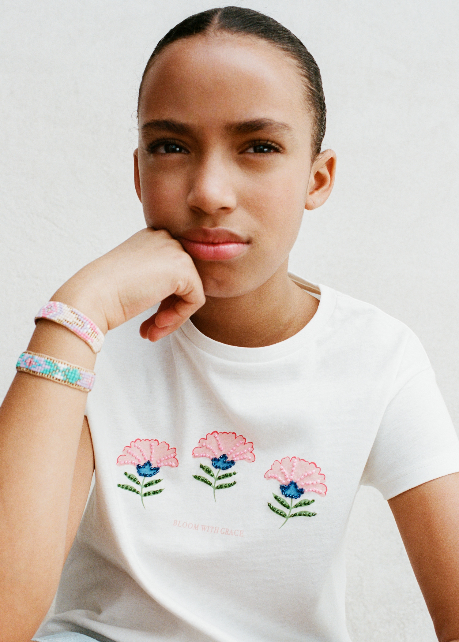 Bead printed T-shirt - Details of the article 5
