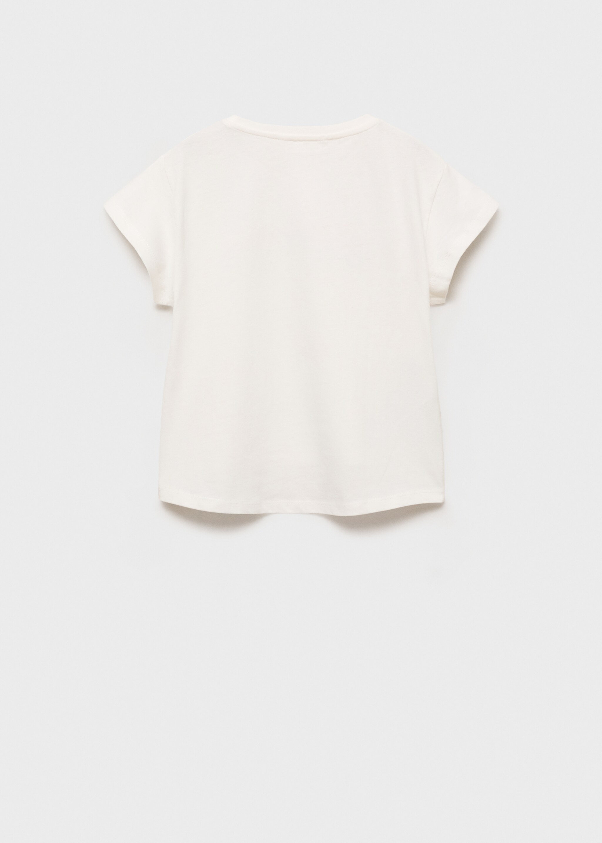 Bedrucktes Shirt mit Perlen - Rückseite des Artikels