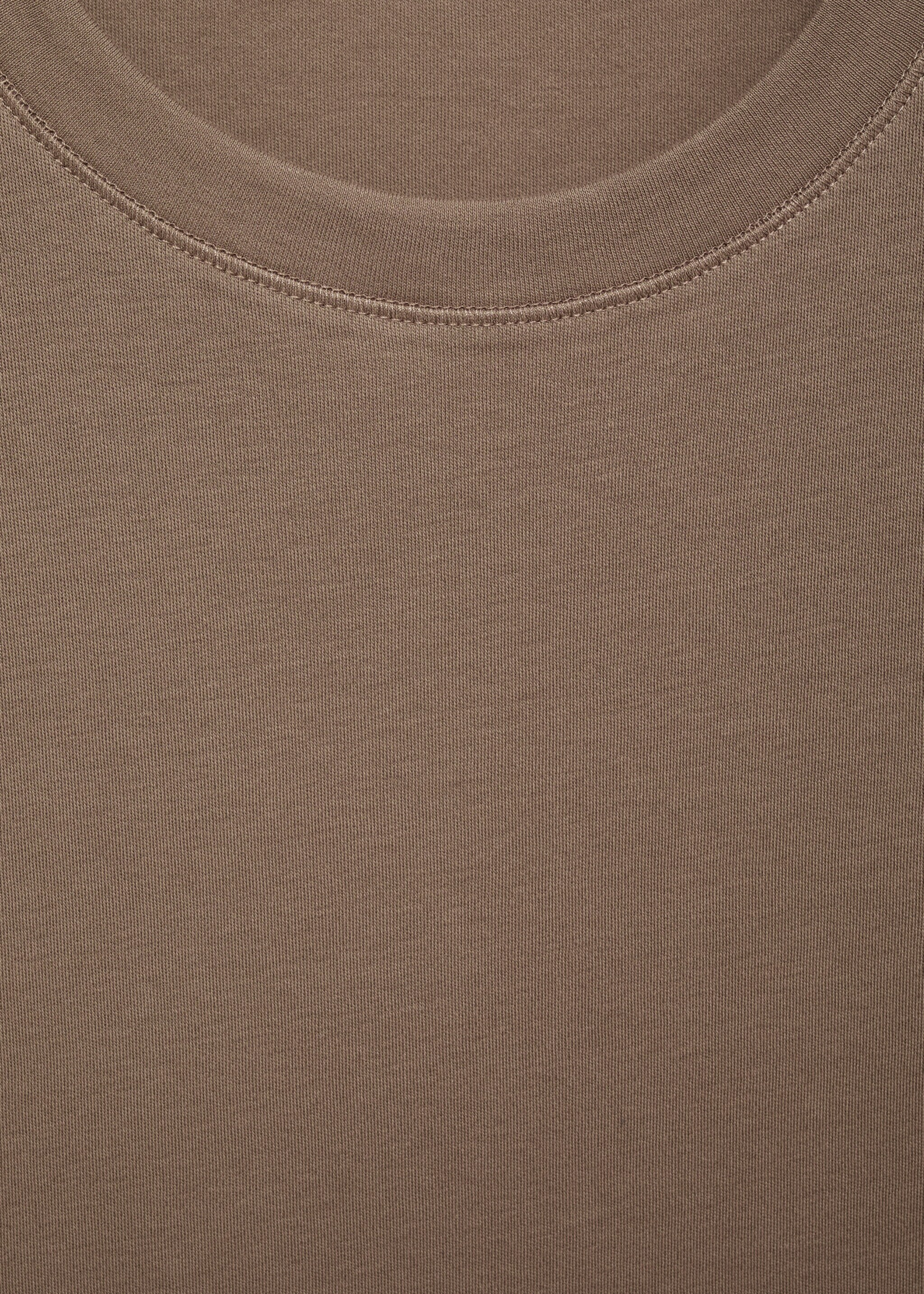 Cotton short-sleeved t-shirt - Details of the article 8