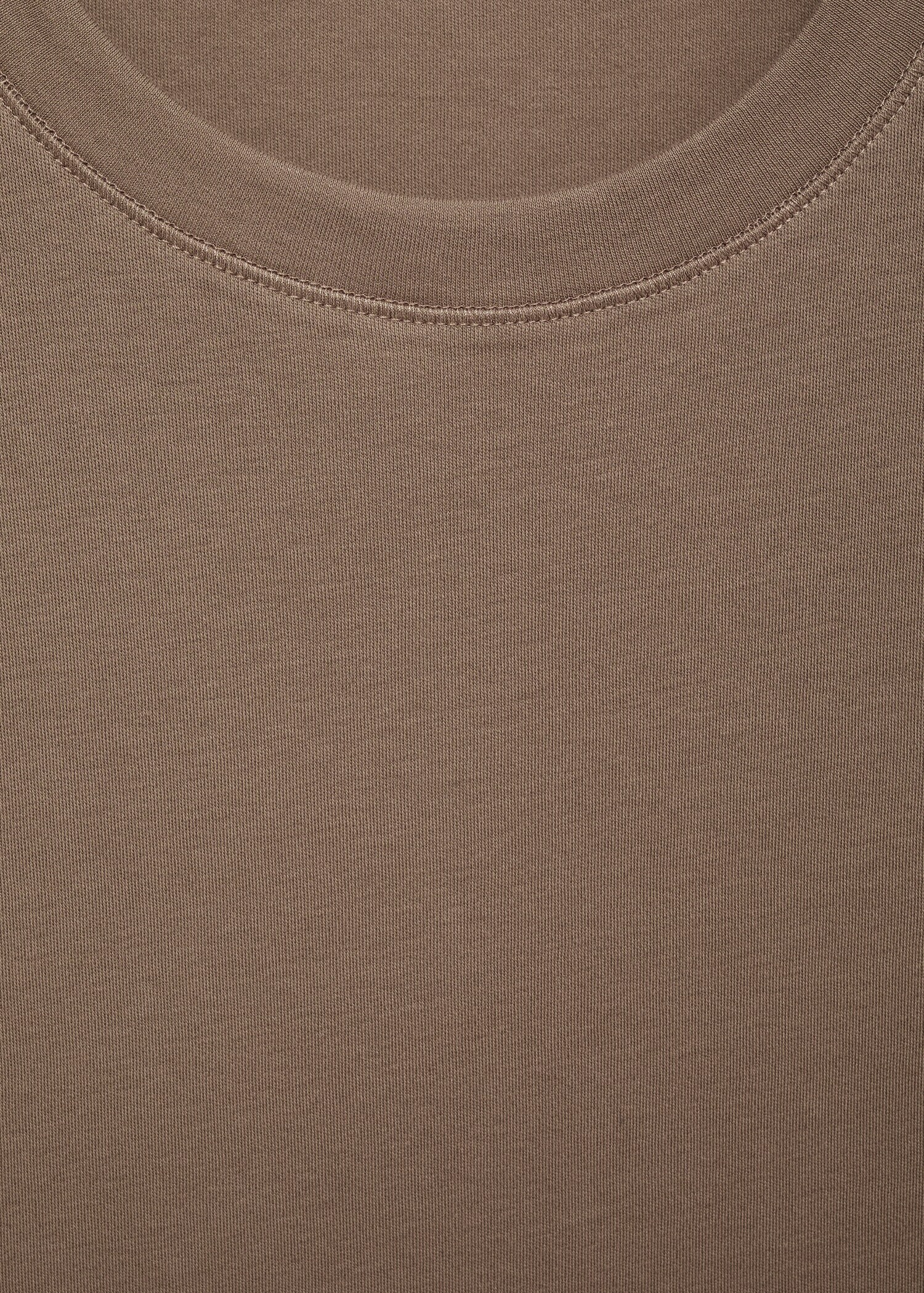 Cotton short-sleeved t-shirt - Details of the article 8