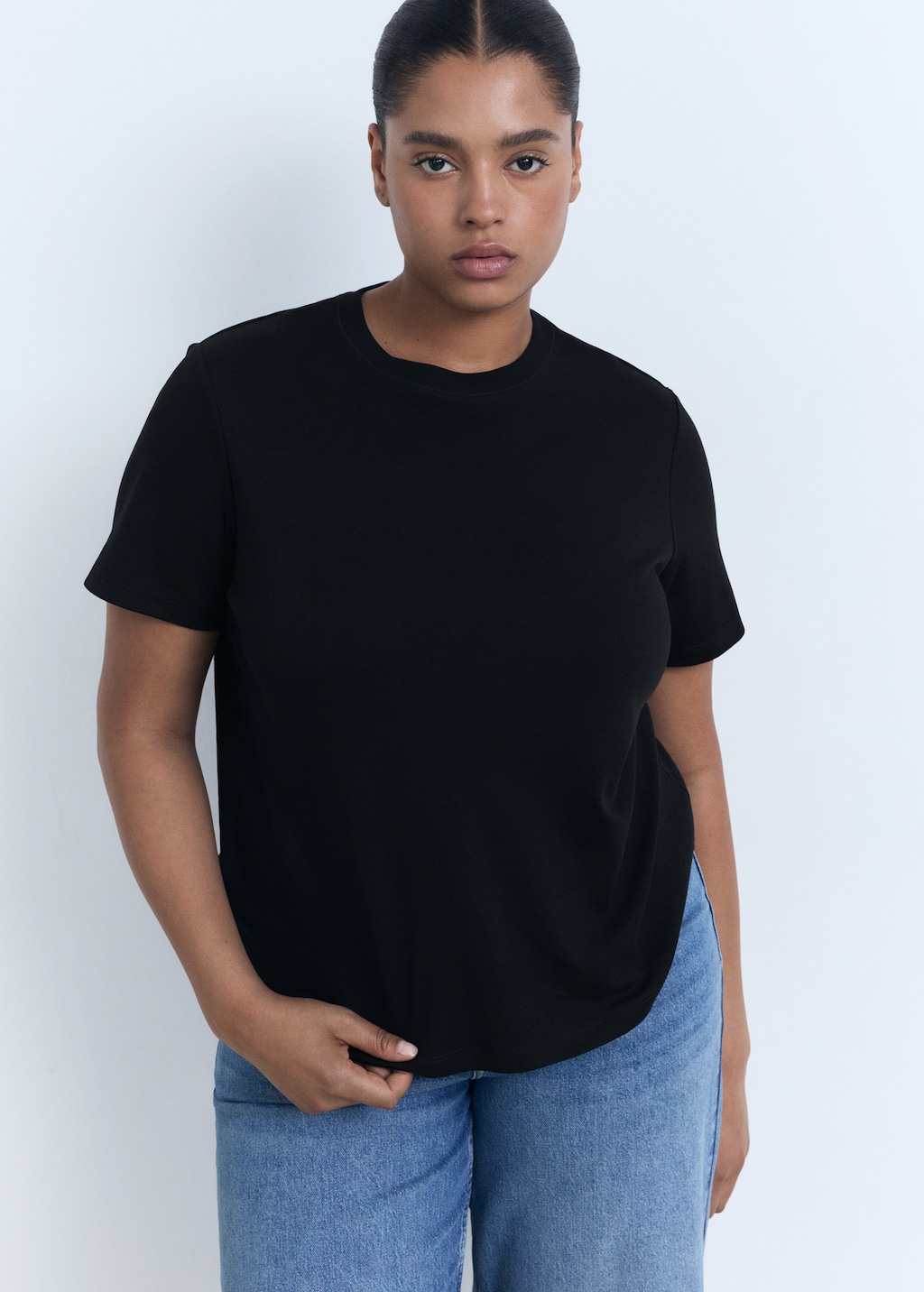 Cotton short-sleeved t-shirt