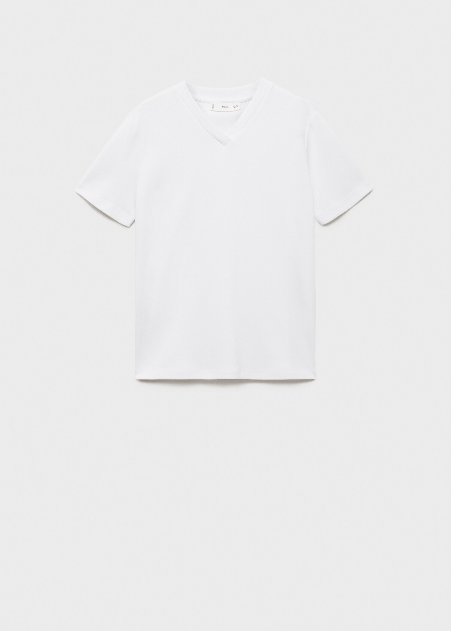 V-neck cotton T-shirt - Article without model