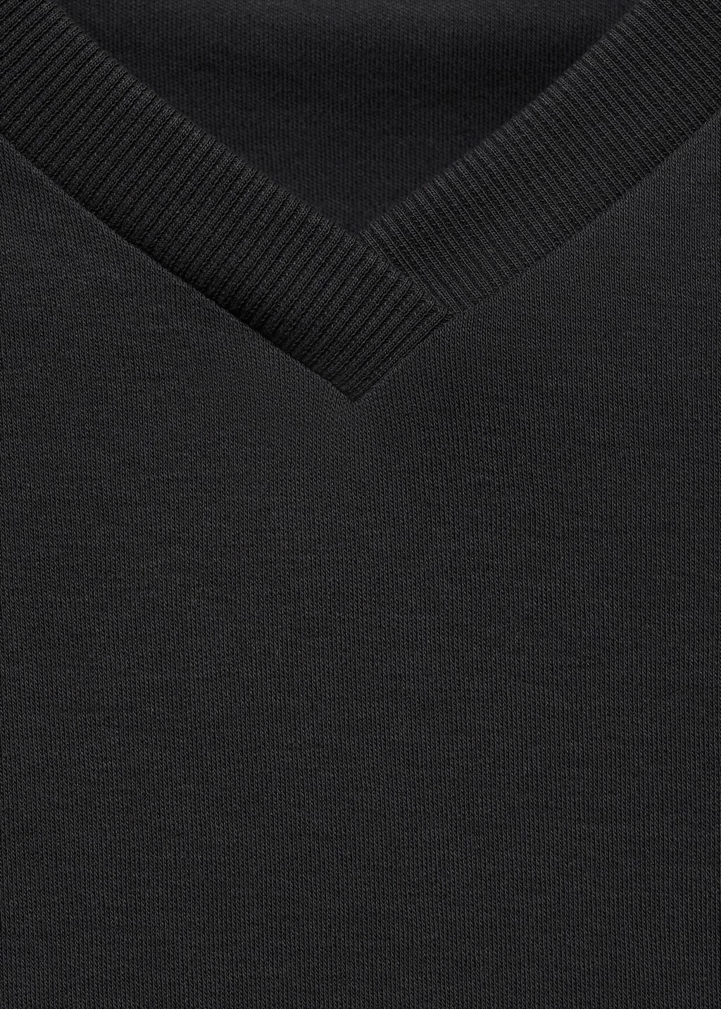 V-neck cotton T-shirt