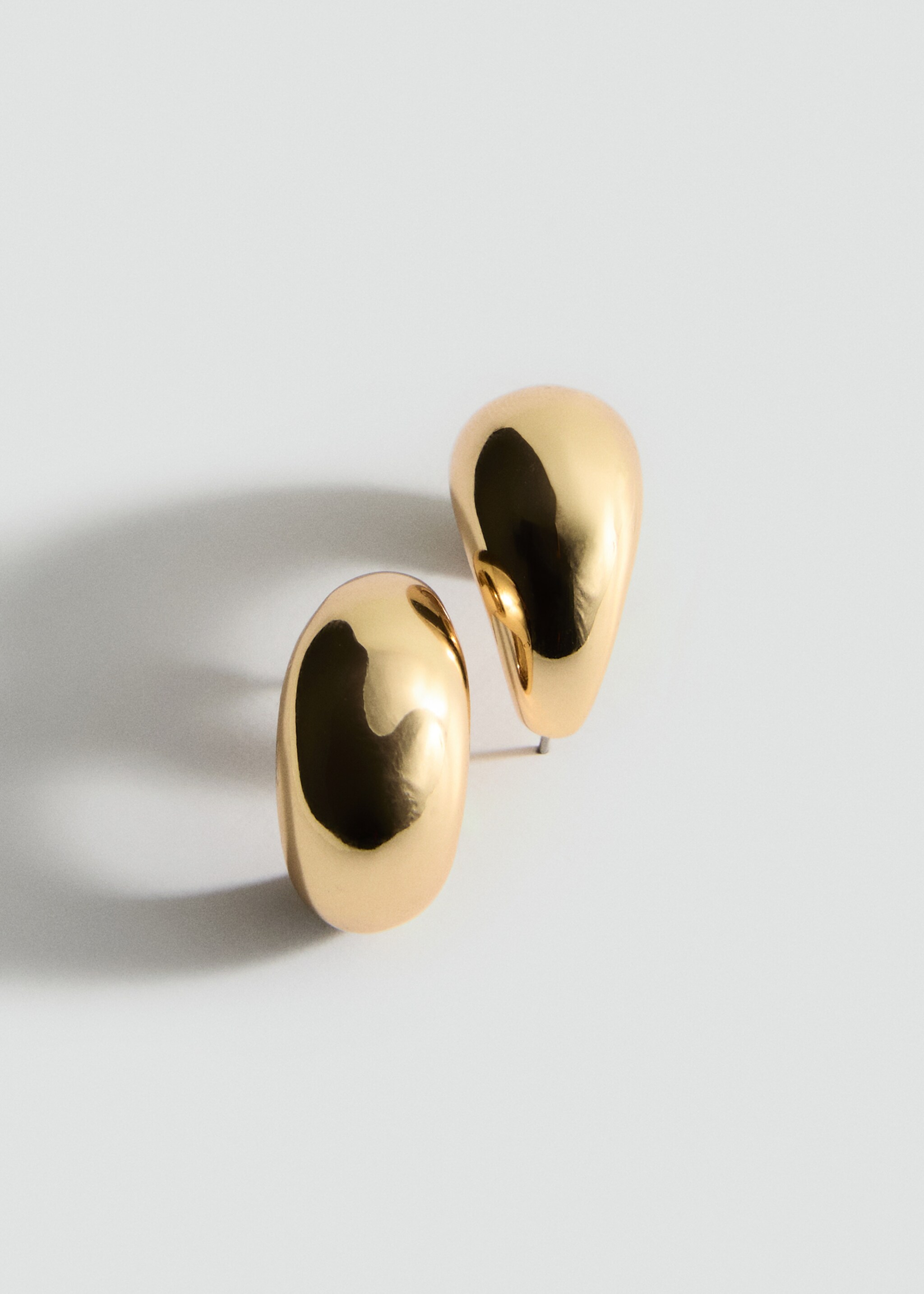 Volume hoop earrings - Medium plane