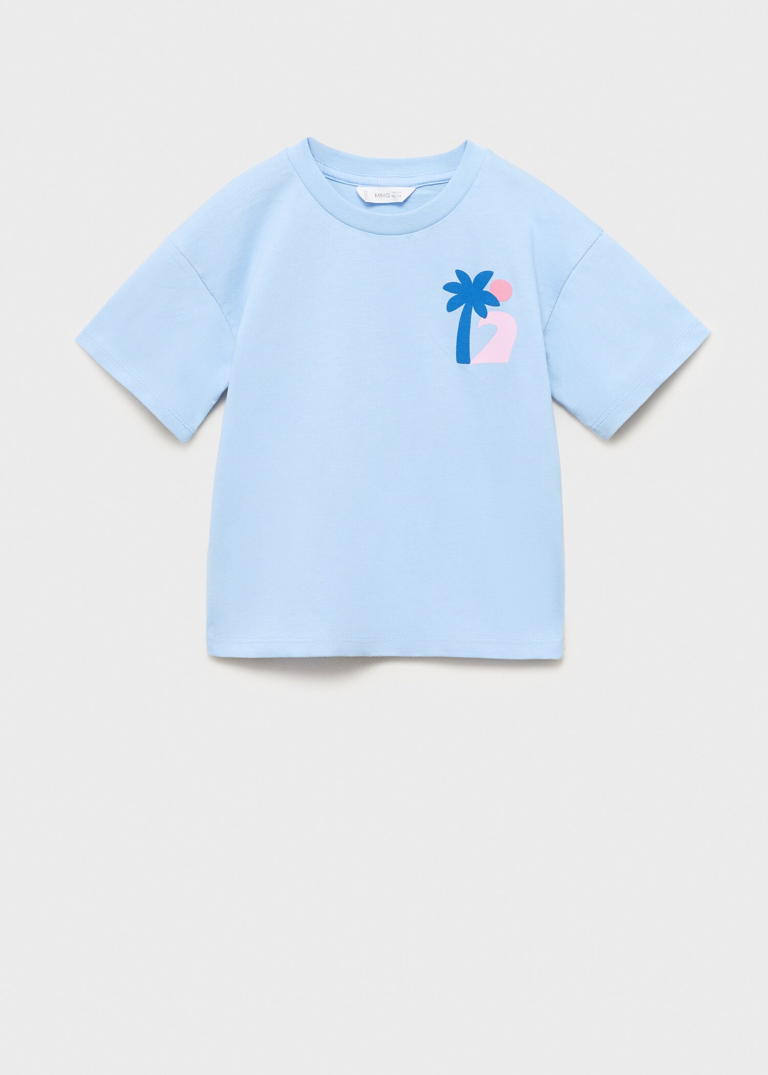 T-shirt imprimé palmiers - Article sans modèle