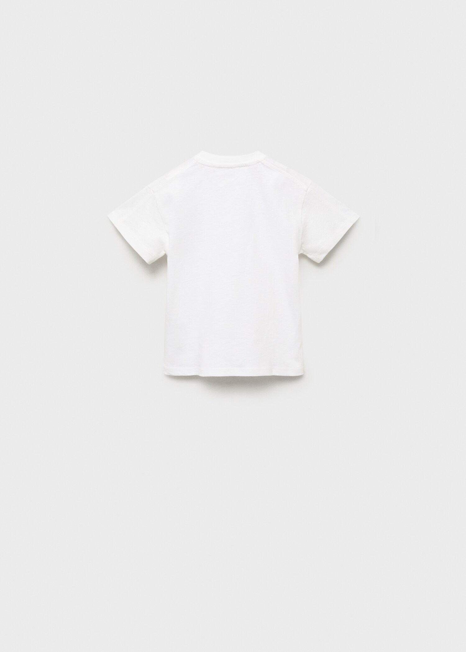 Embossed design T-shirt - Reverse of the article