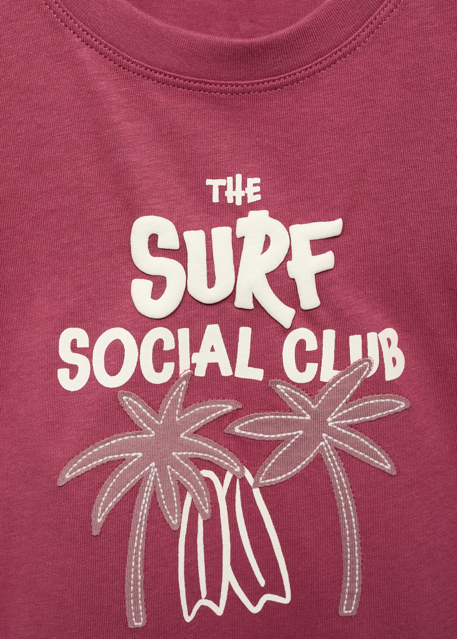 T-shirt imprimé détail brodé - Détail de l'article 8