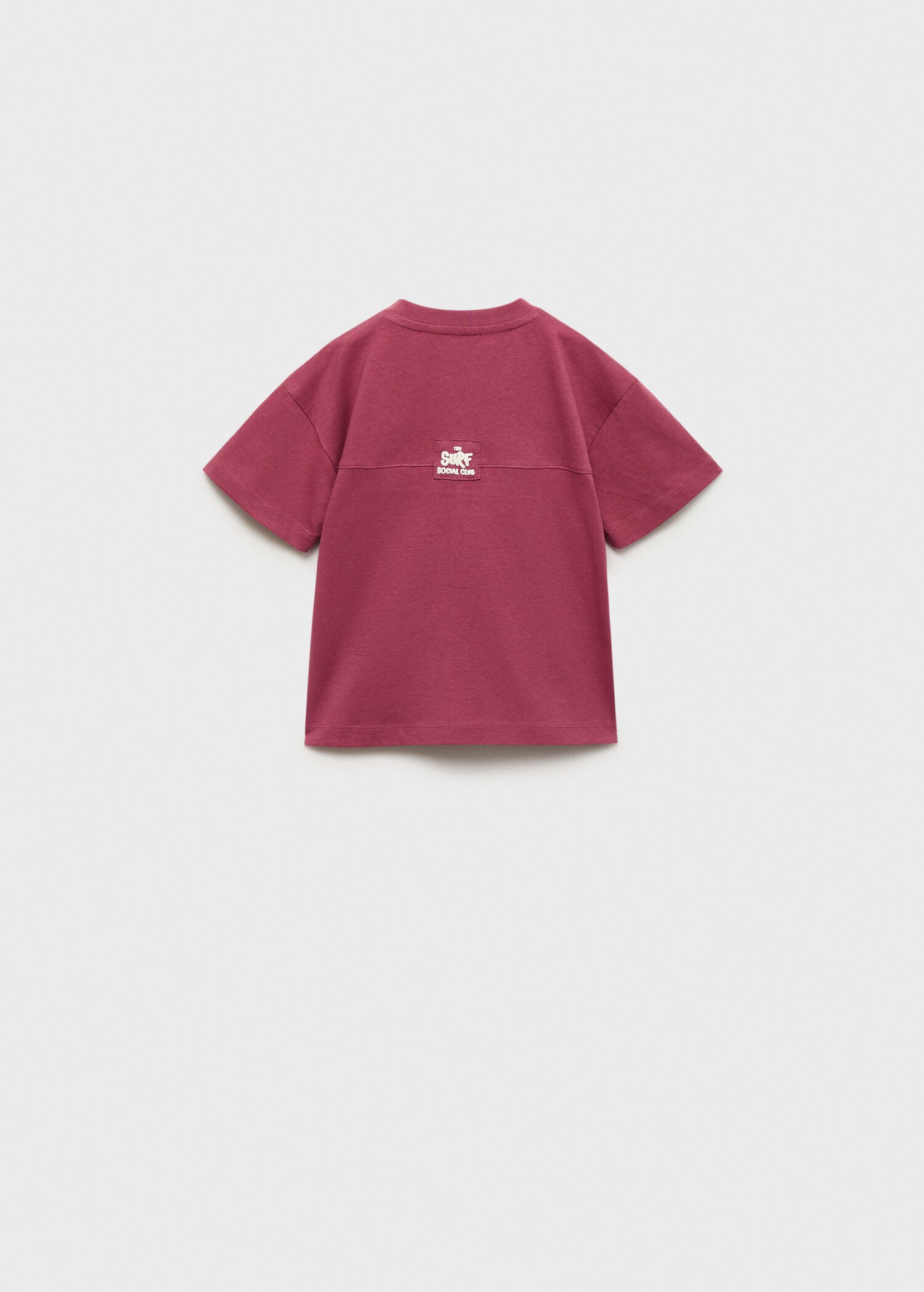 T-shirt imprimé détail brodé - Verso de l’article