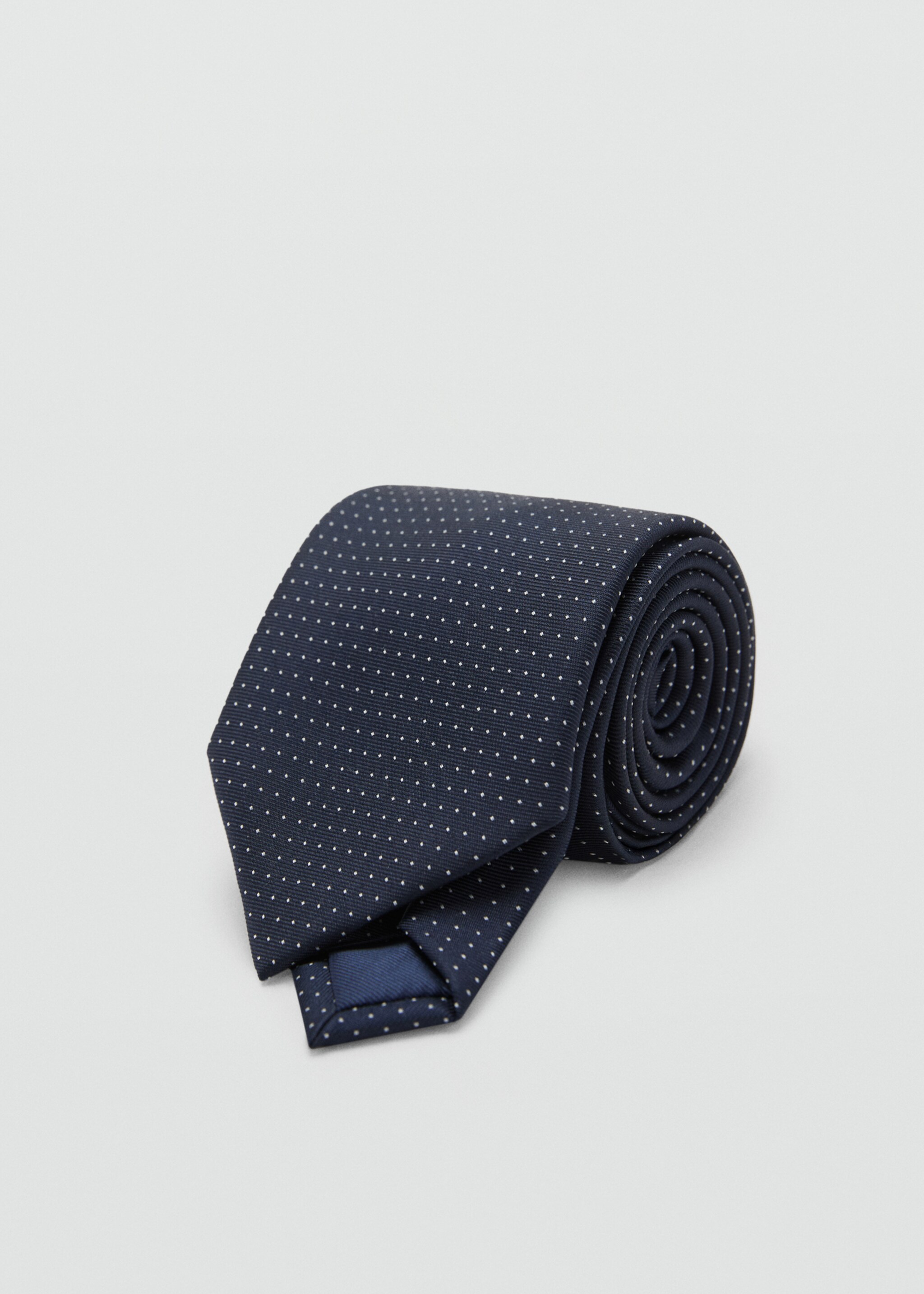 Corbata diseño micro puntos - Plano medio
