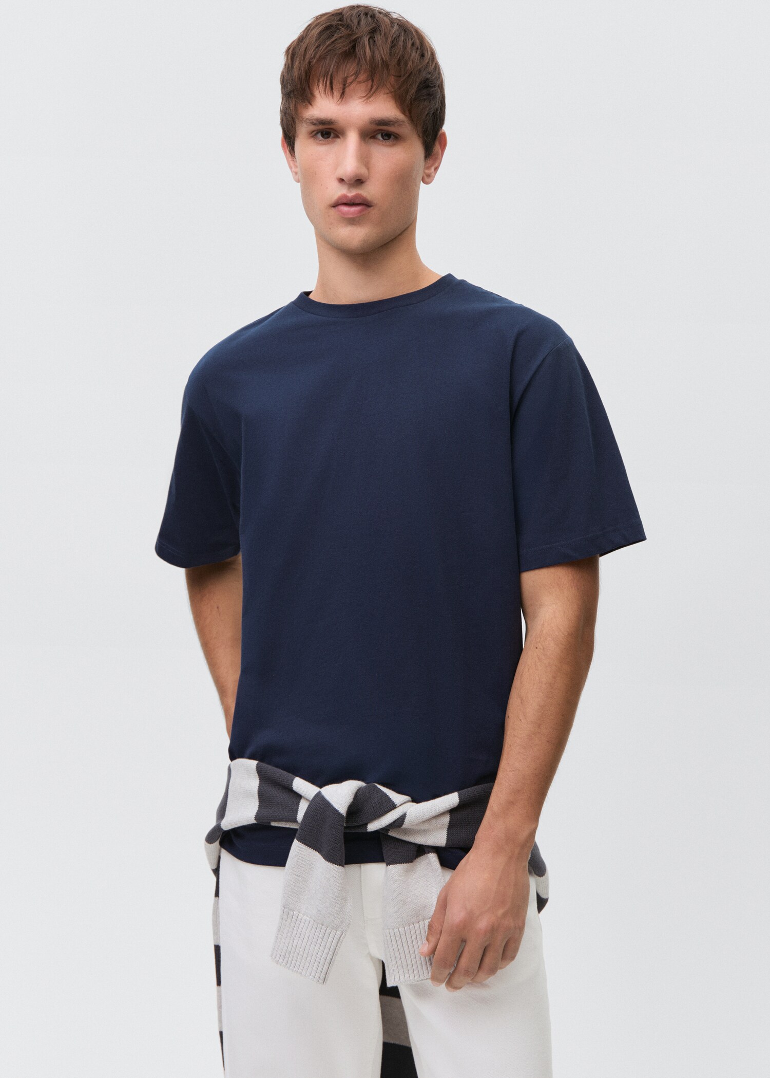 Essential cotton T-shirt - Medium plane