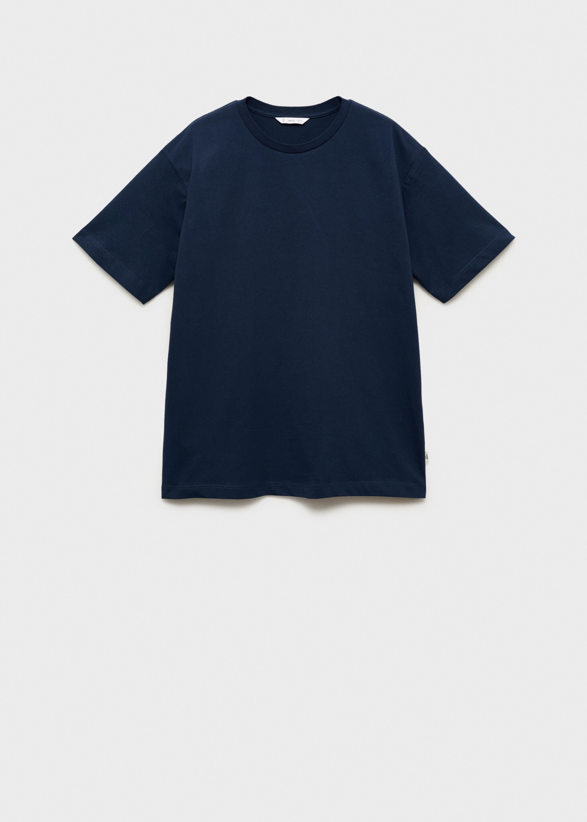 T-shirt met omgeslagen mouwen - Artikel zonder model