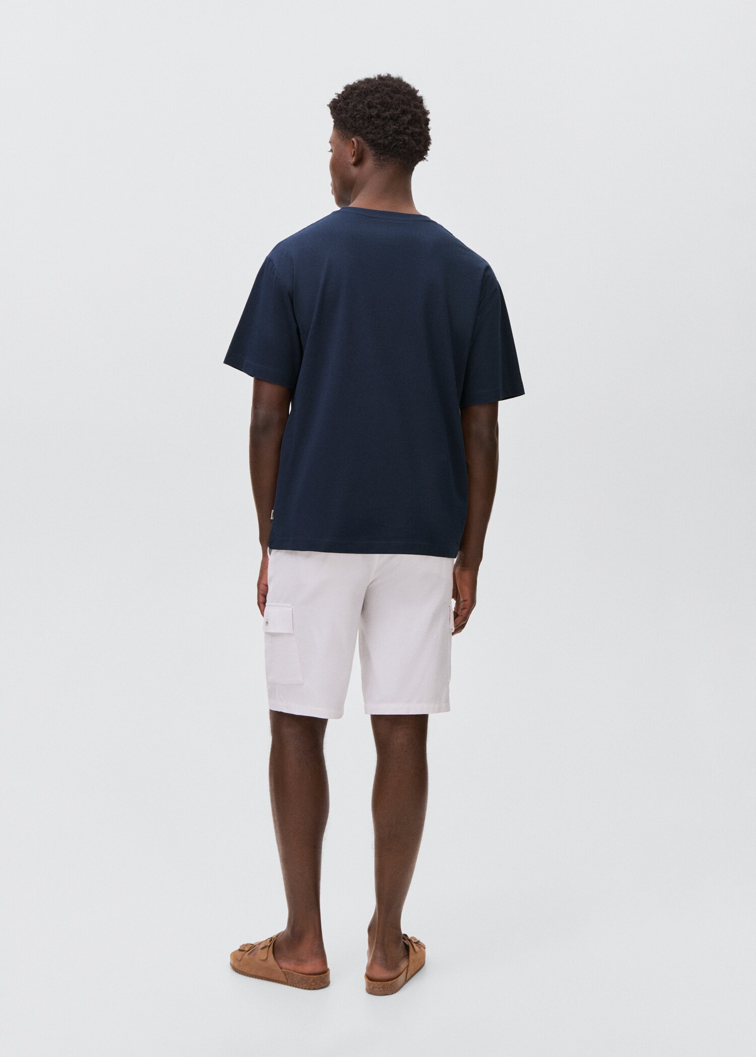 Essential cotton T-shirt - Reverse of the article