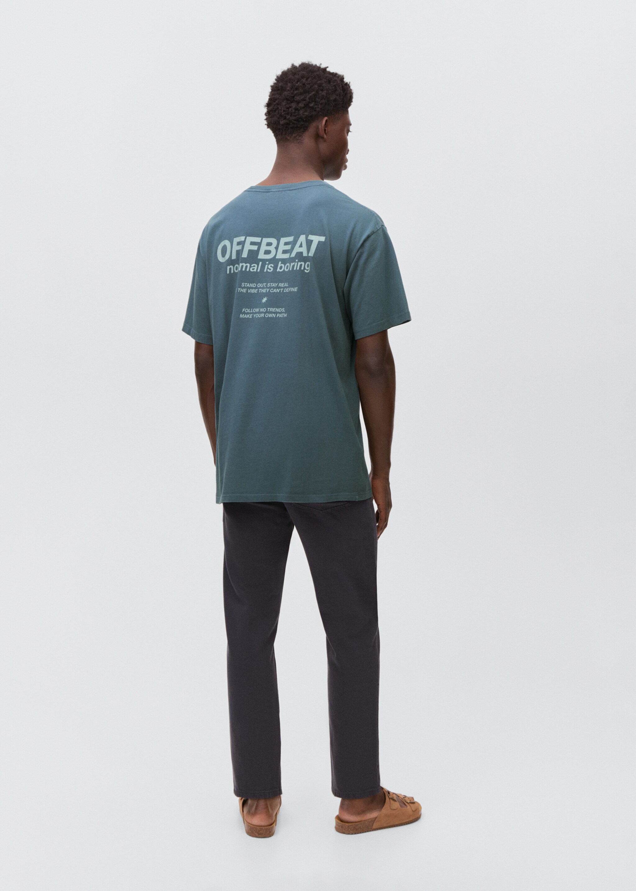 T-shirt coton imprimé - Verso de l’article