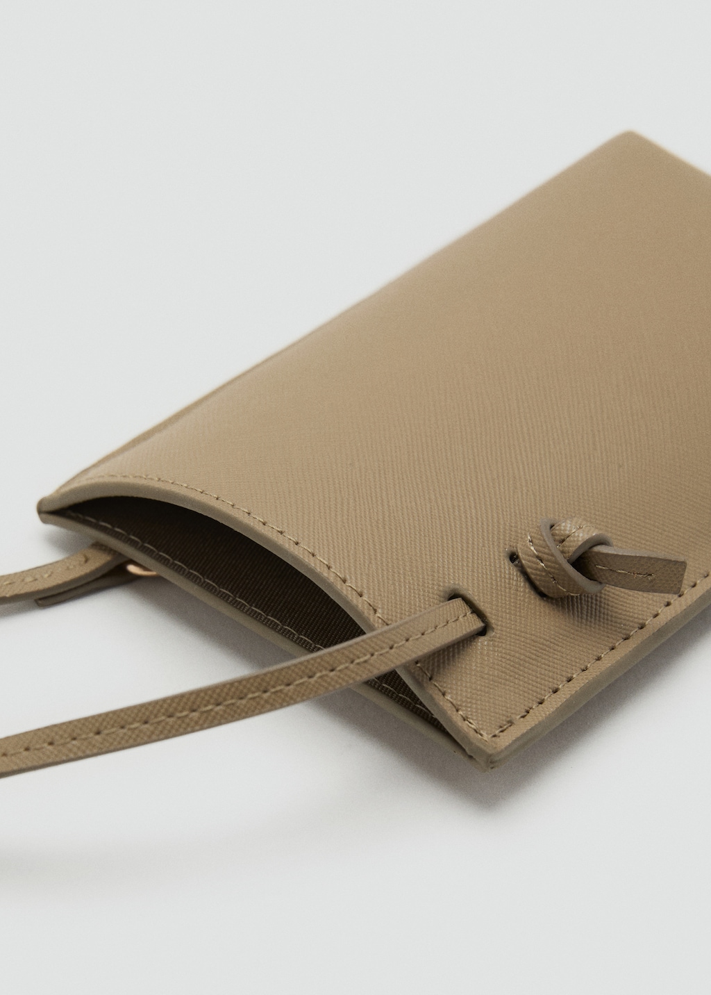 Saffiano-effect crossbody cell phone case - image 3