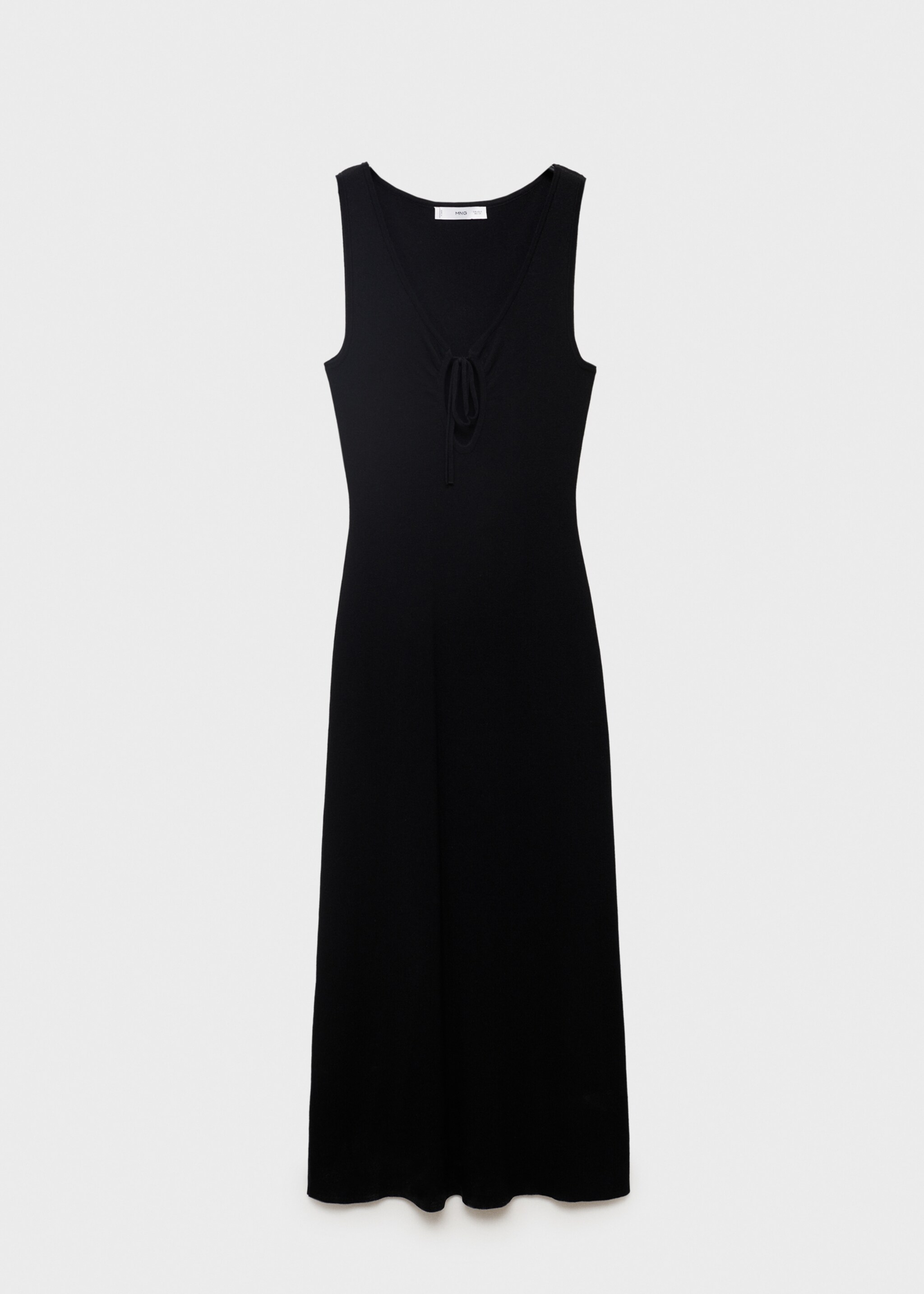 Knitted dress with bow neckline - Article without model