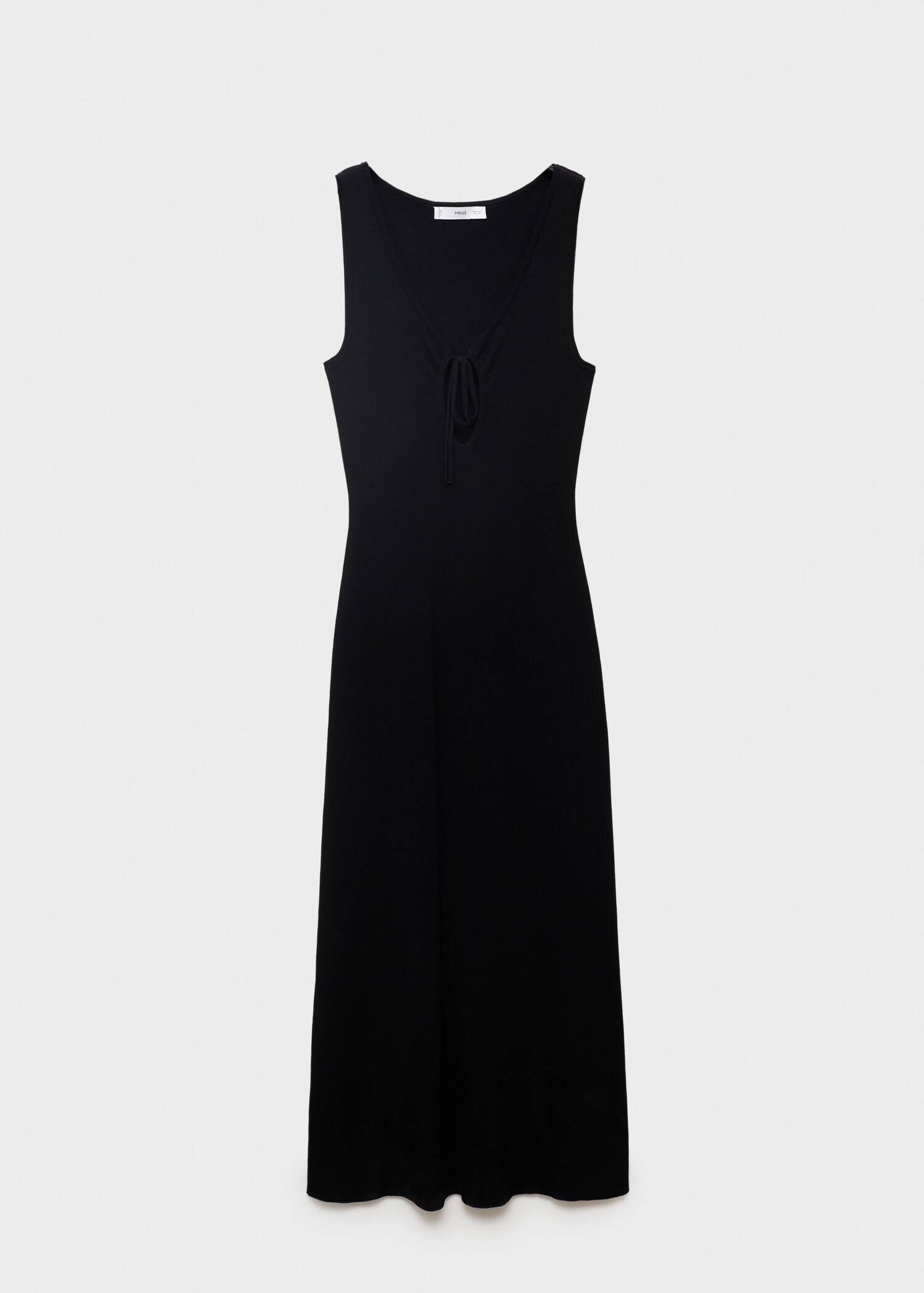 Knitted dress with bow neckline - Article without model