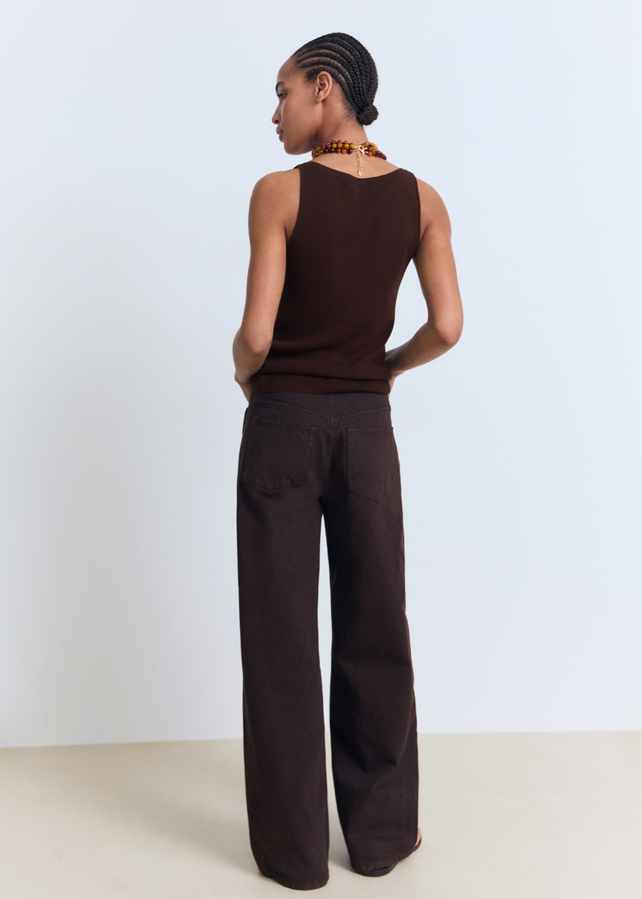 Fine-knit top - Reverse of the article