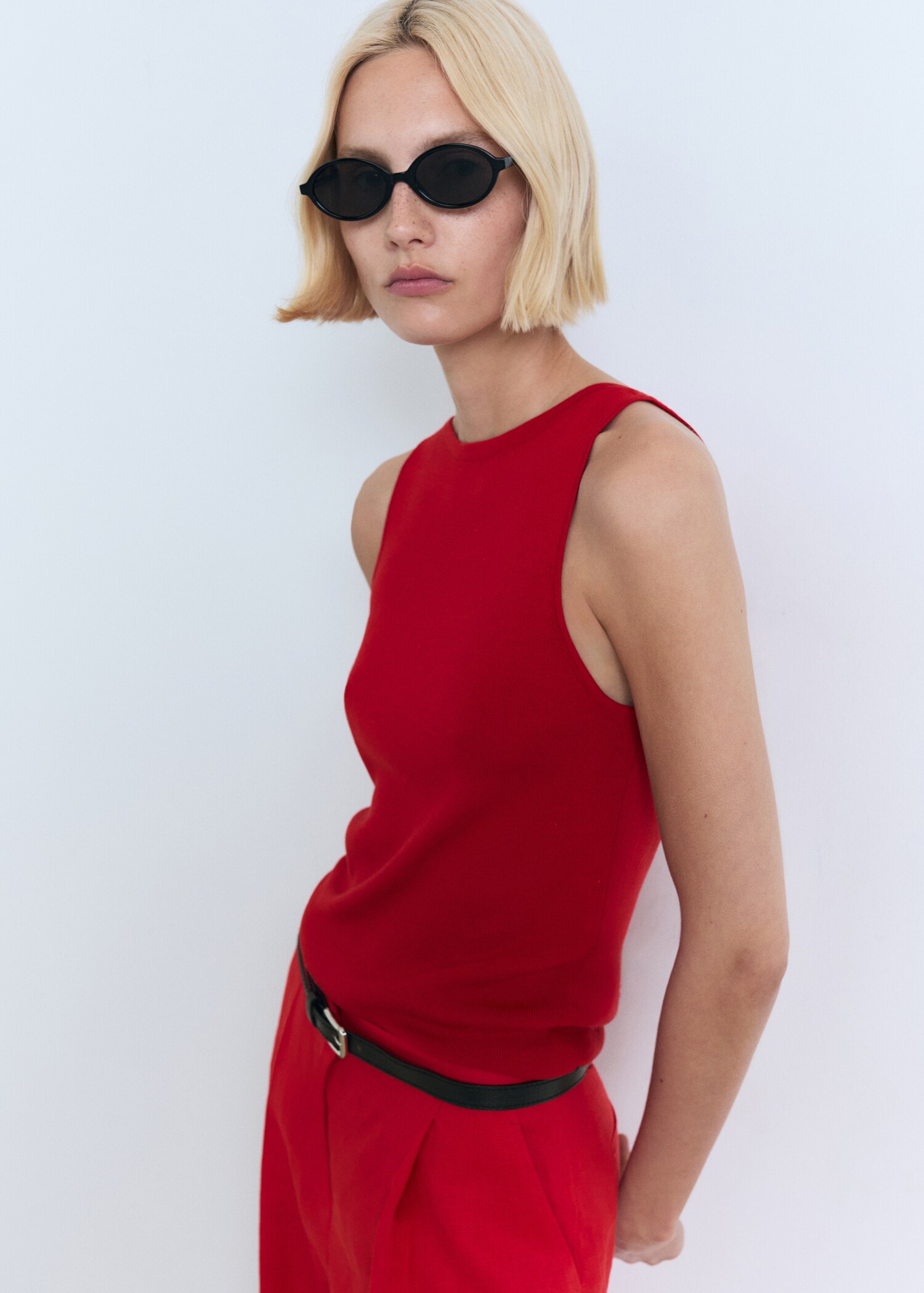 Fine-knit top - Medium plane
