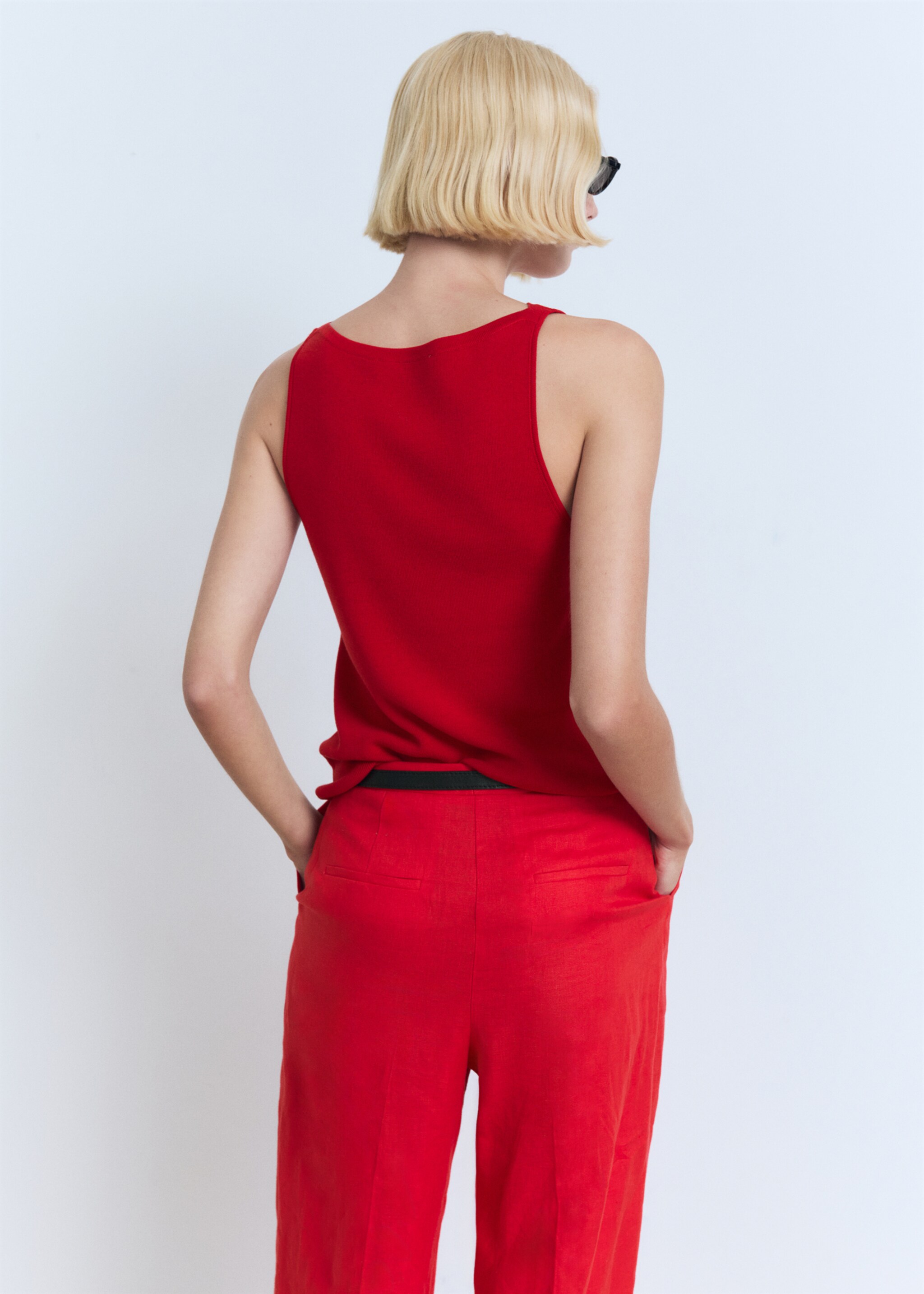 Fine-knit top - Reverse of the article
