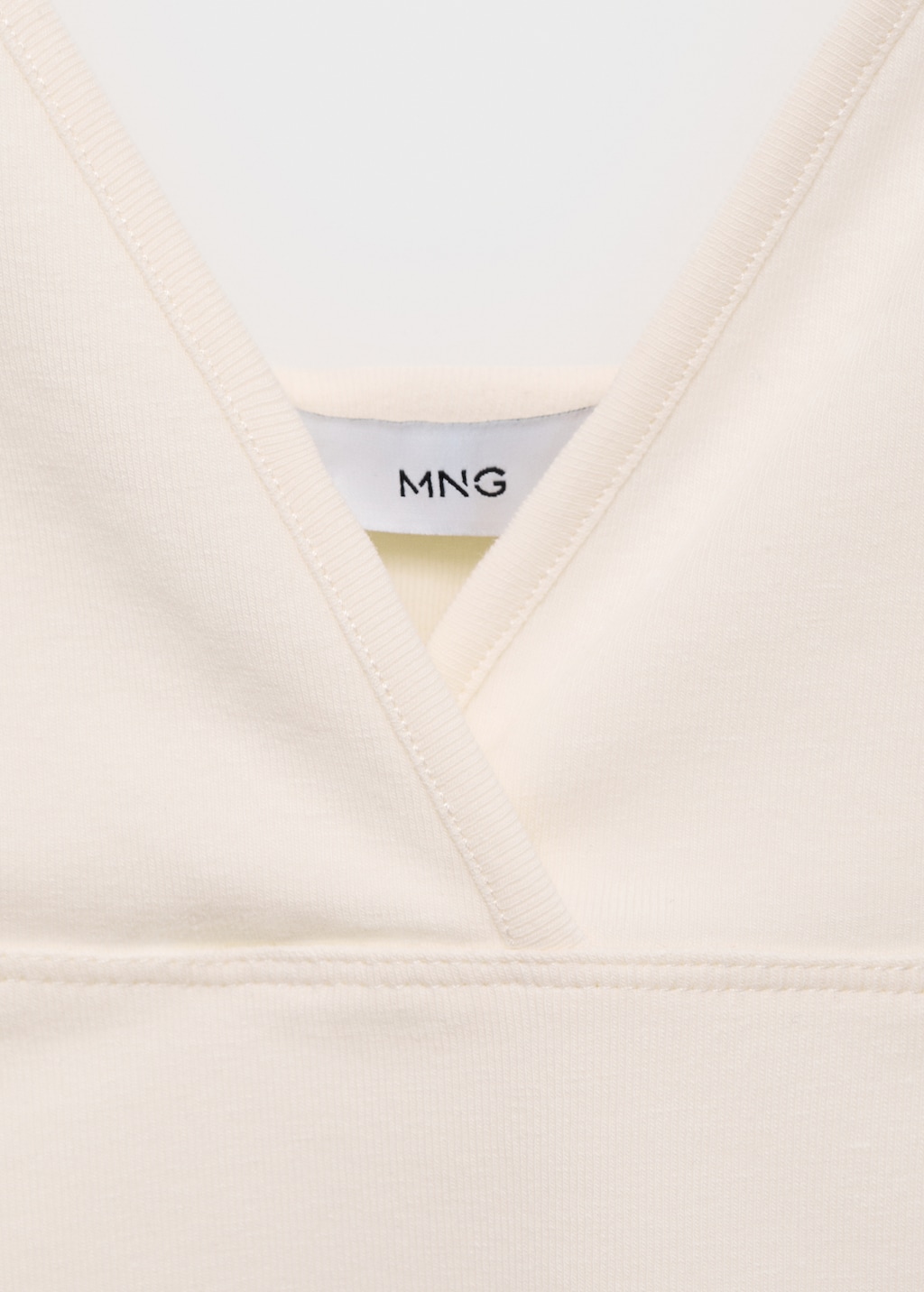 Mango V-neck cotton top