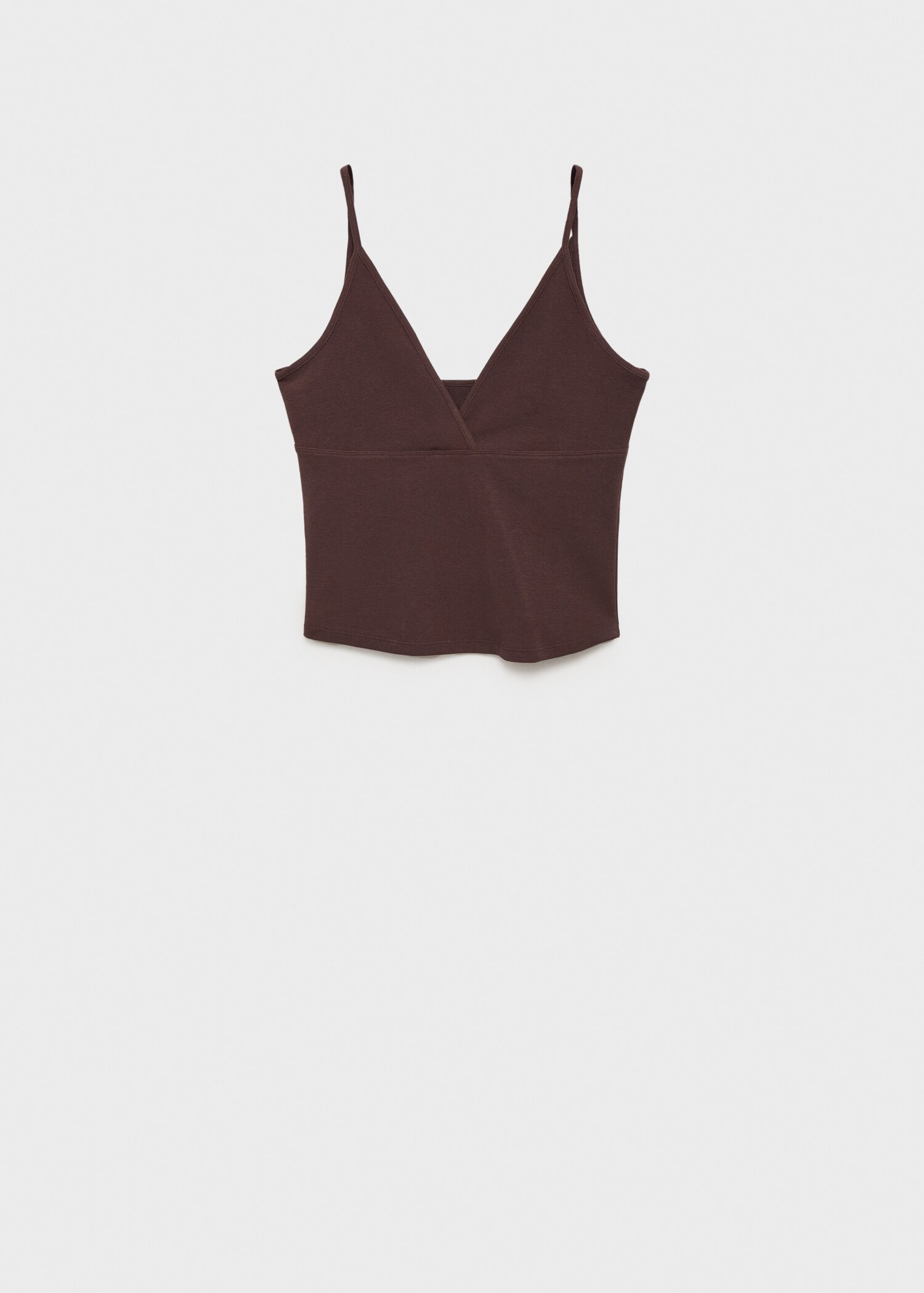 Top algodón escote pico - Artículo sin modelo