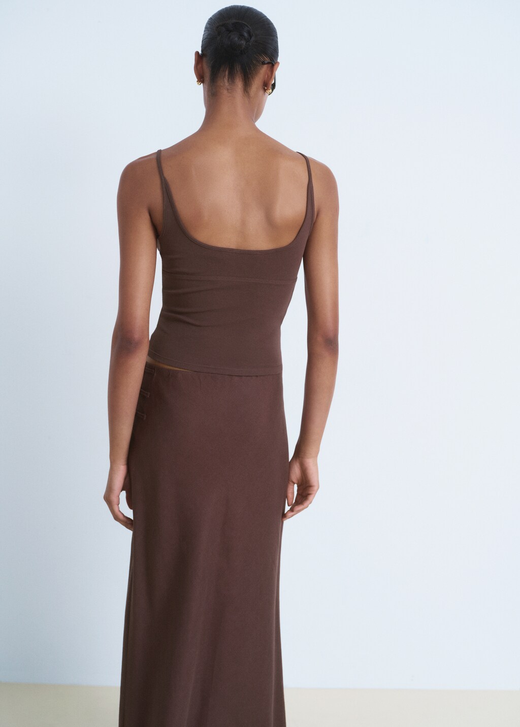 Mango V-neck cotton top