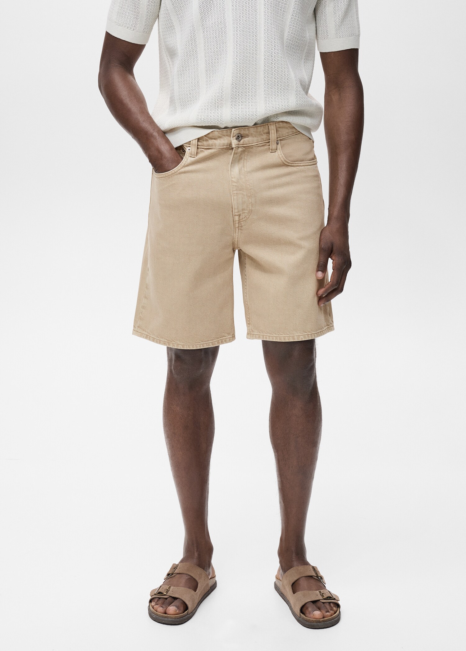 Bermuda en jean regular-fit - Plan moyen
