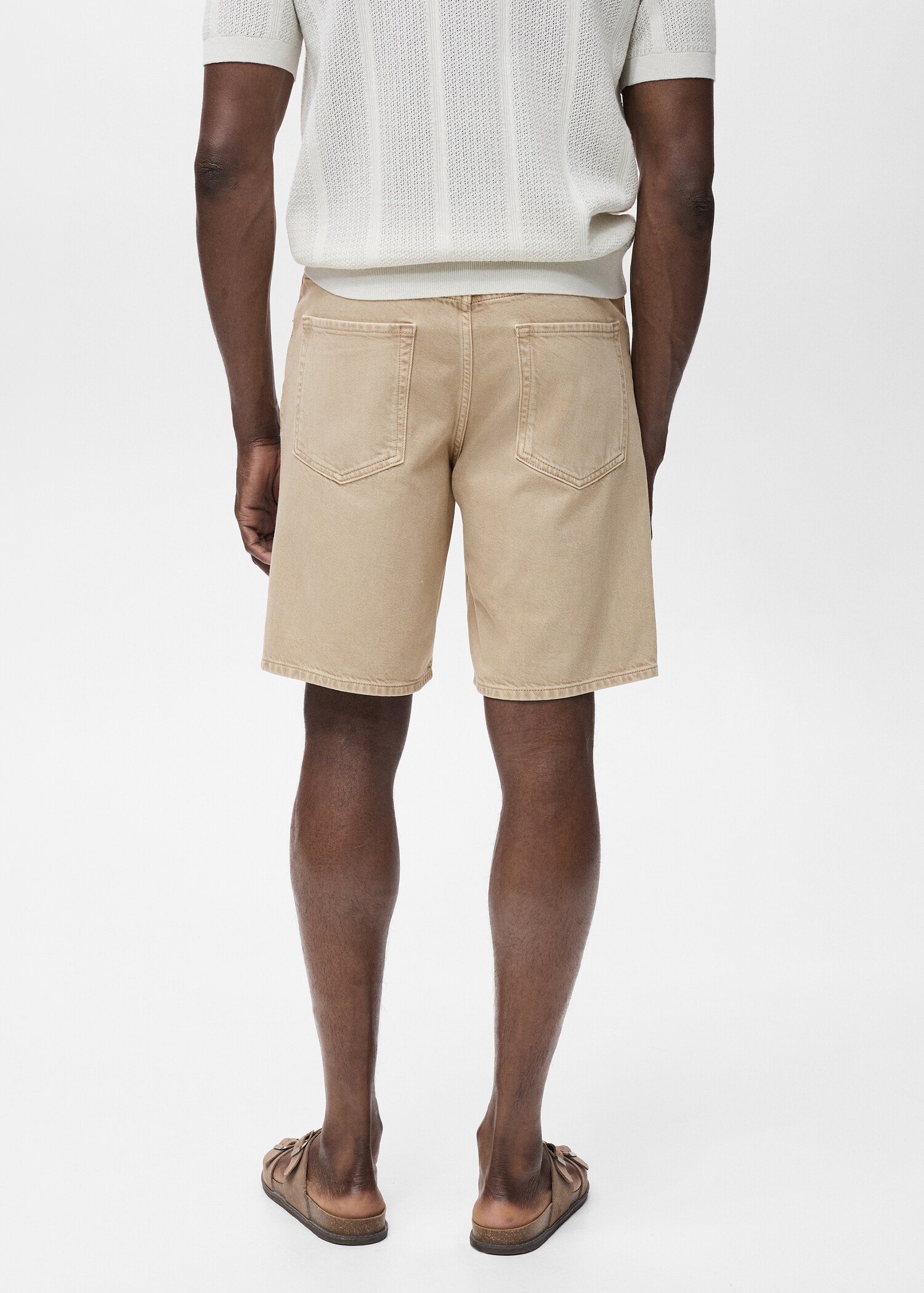 Bermuda en jean regular-fit - Verso de l’article