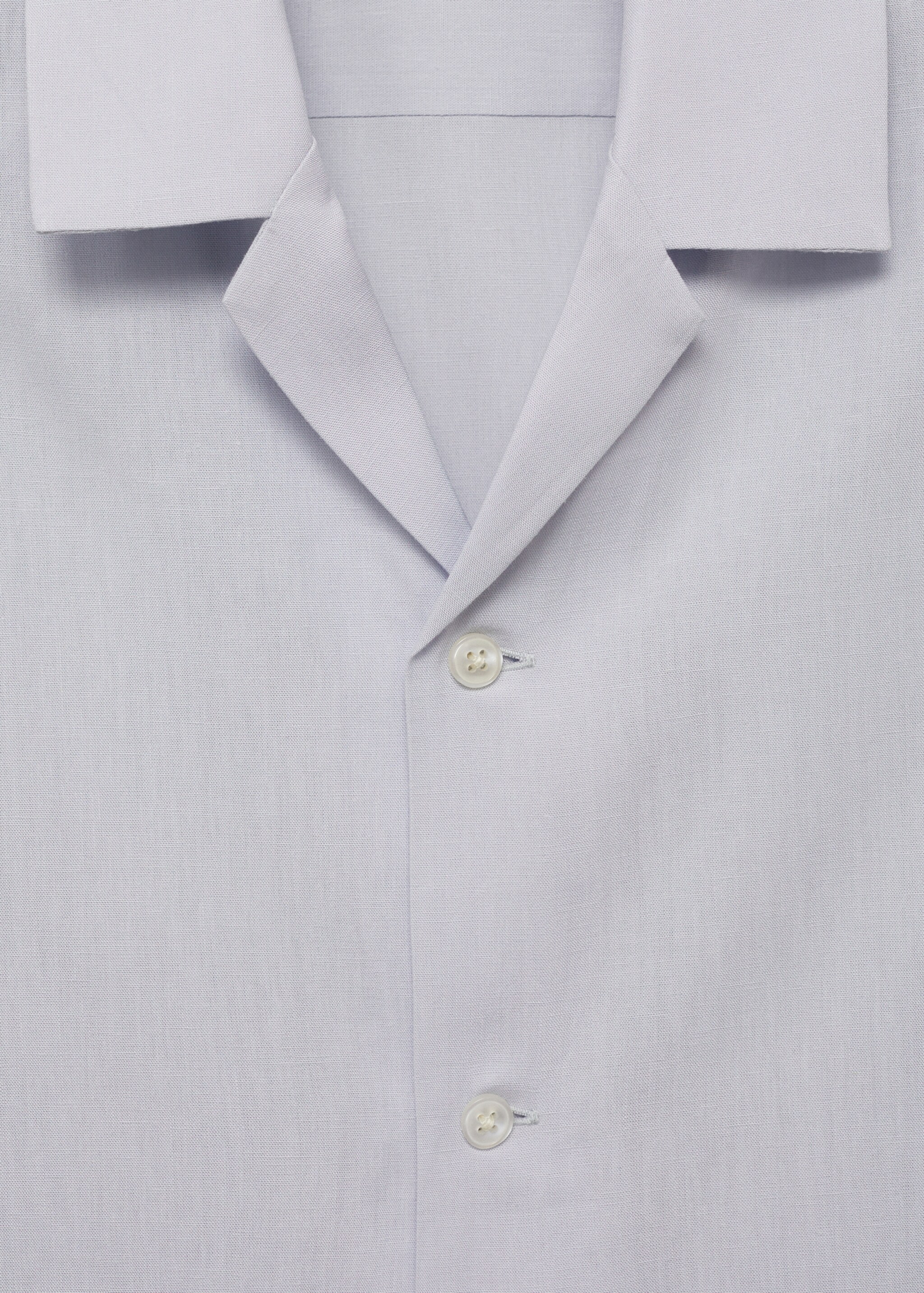 Chemise Tencel lin col bowling - Détail de l'article 8