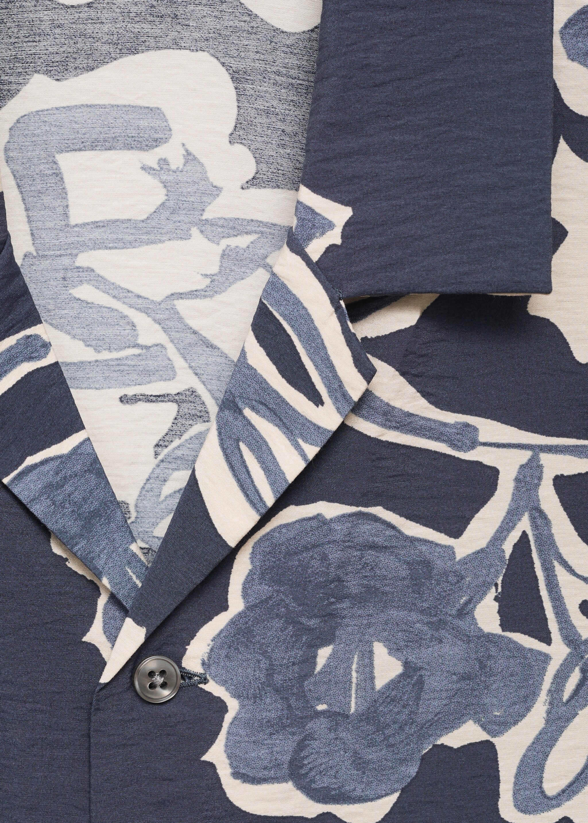 Wrinkled-effect floral shirt - Details of the article 8
