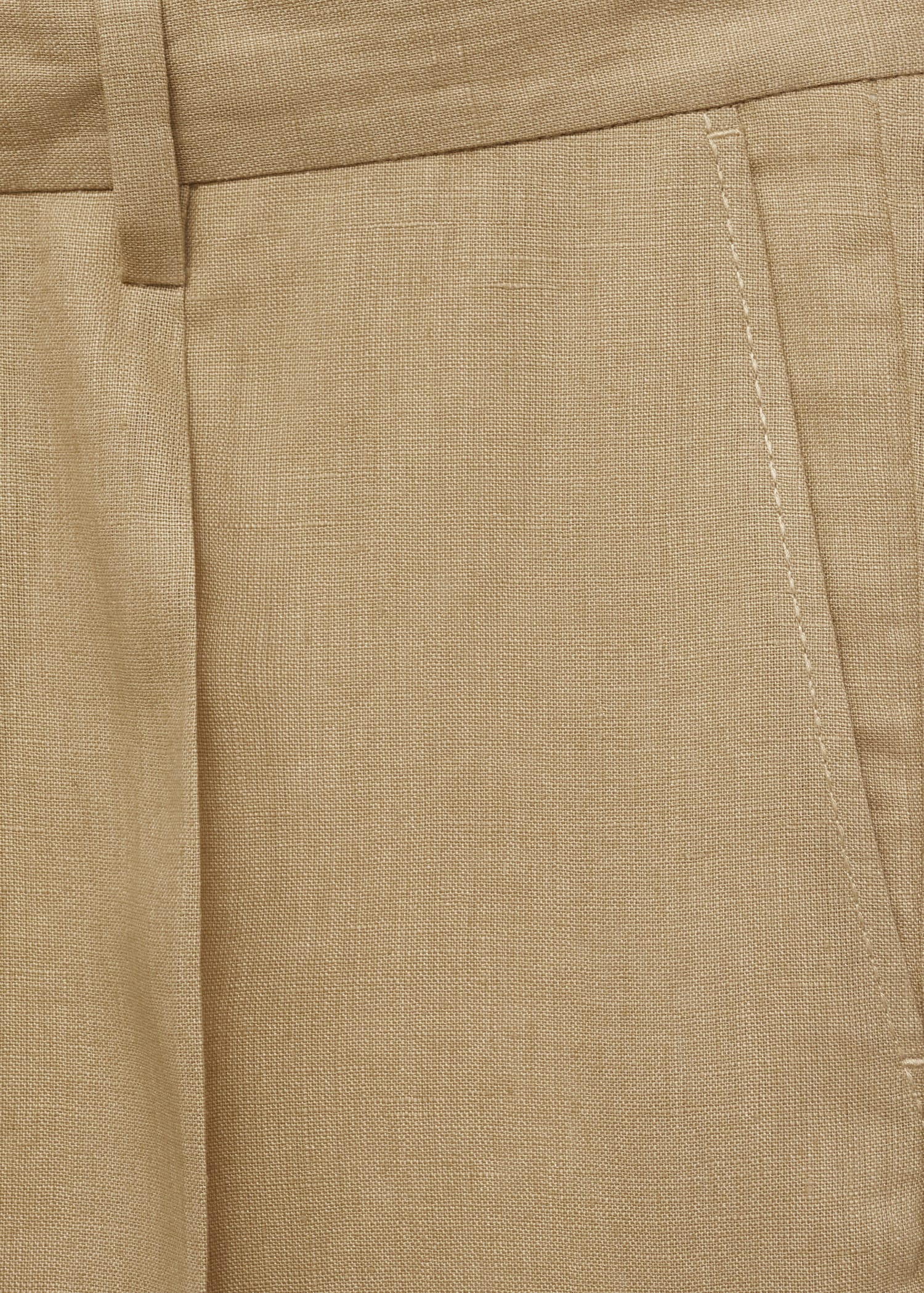 Pantalón 100% lino slim fit - Detalle del artículo 0