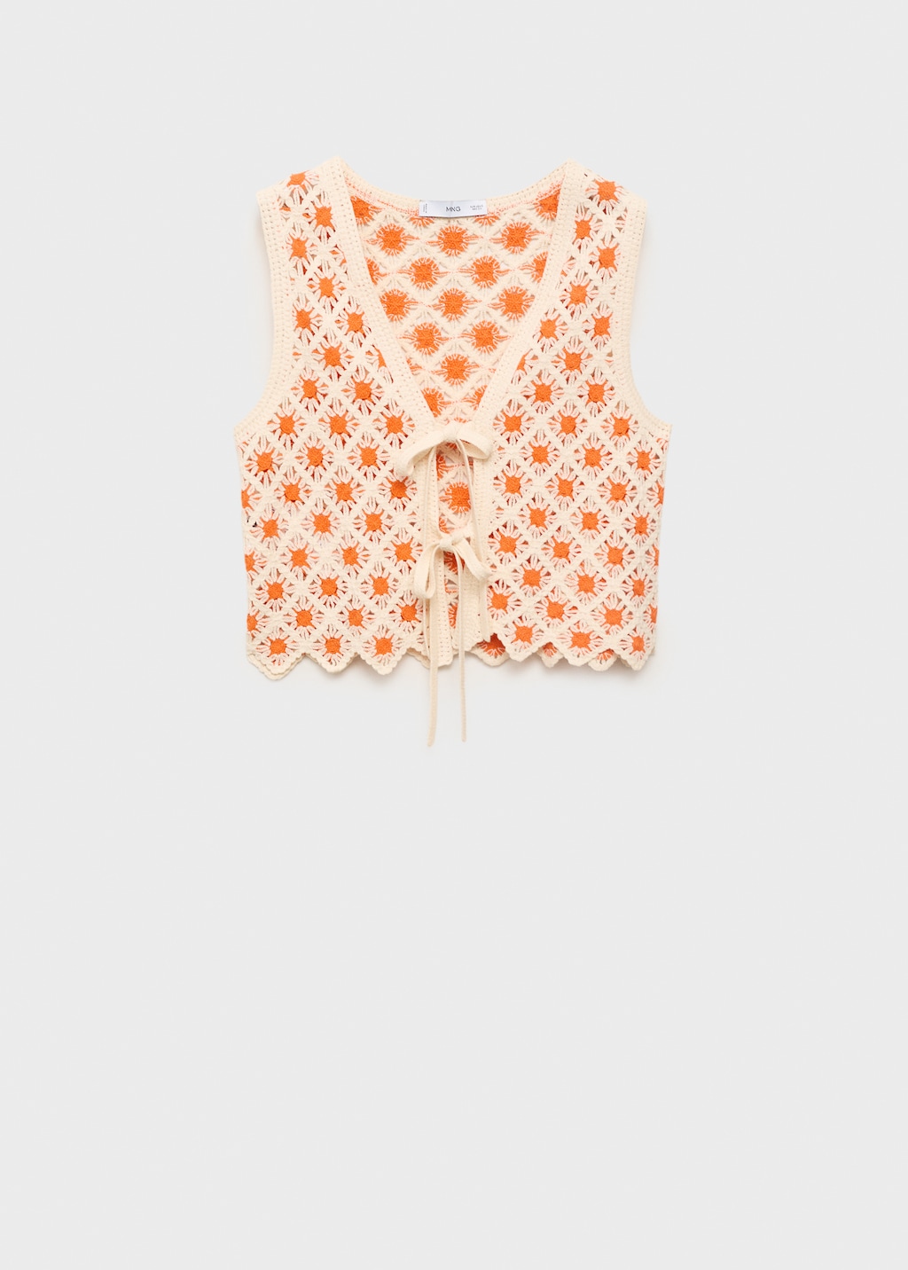 Crochet top with ties - image 2