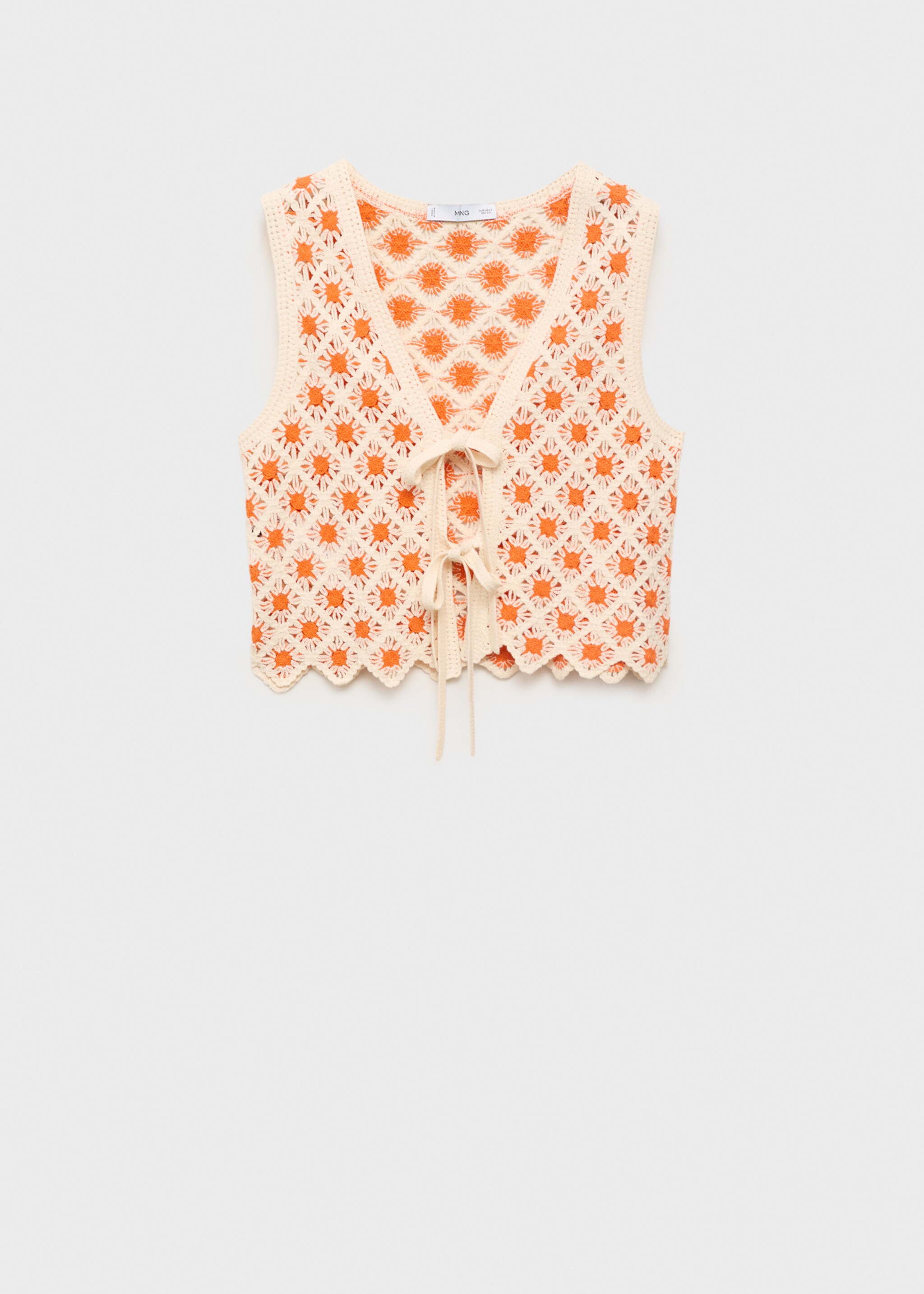 Top crochet nœuds - Article sans modèle