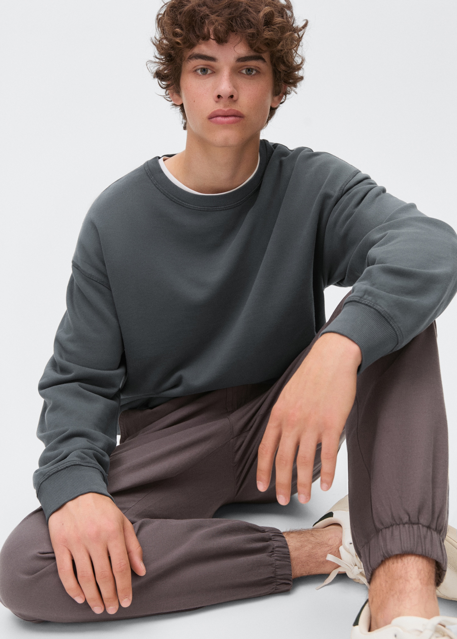 Basic-Baumwollsweatshirt - Detail des Artikels 2