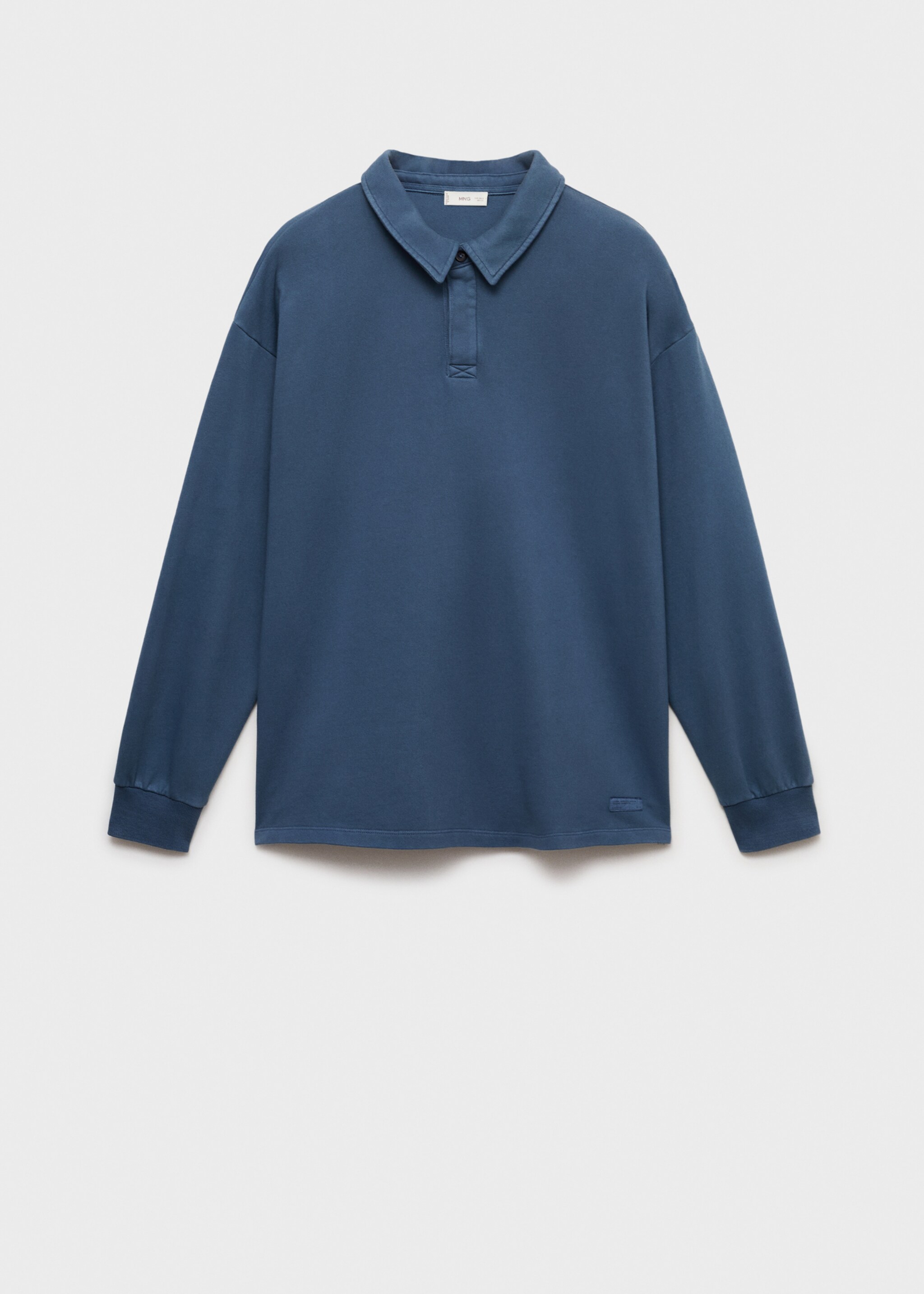 Sweatshirt mit Poloshirt-Kragen - Artikel ohne Model