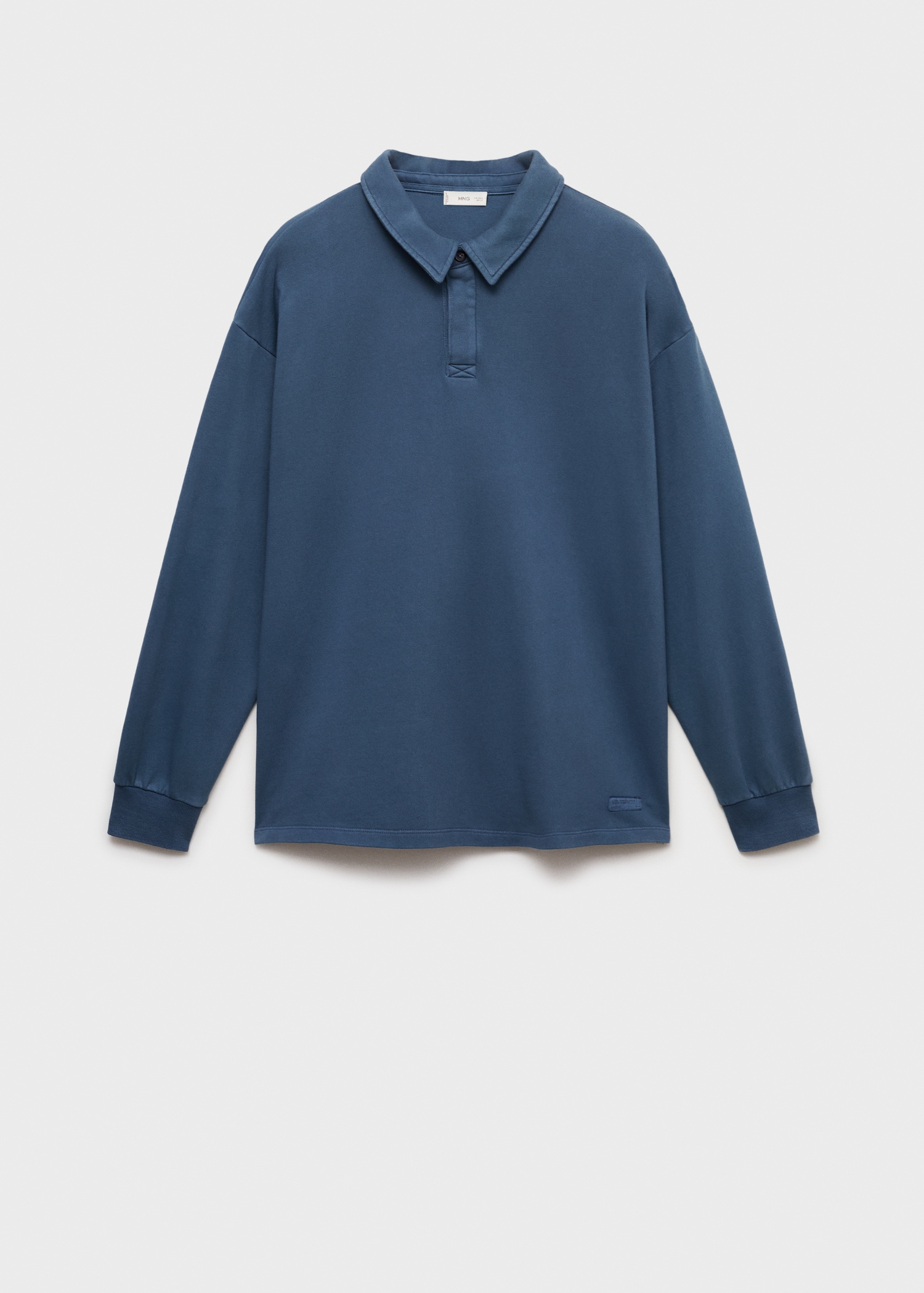 Sweatshirt mit Poloshirt-Kragen - Artikel ohne Model