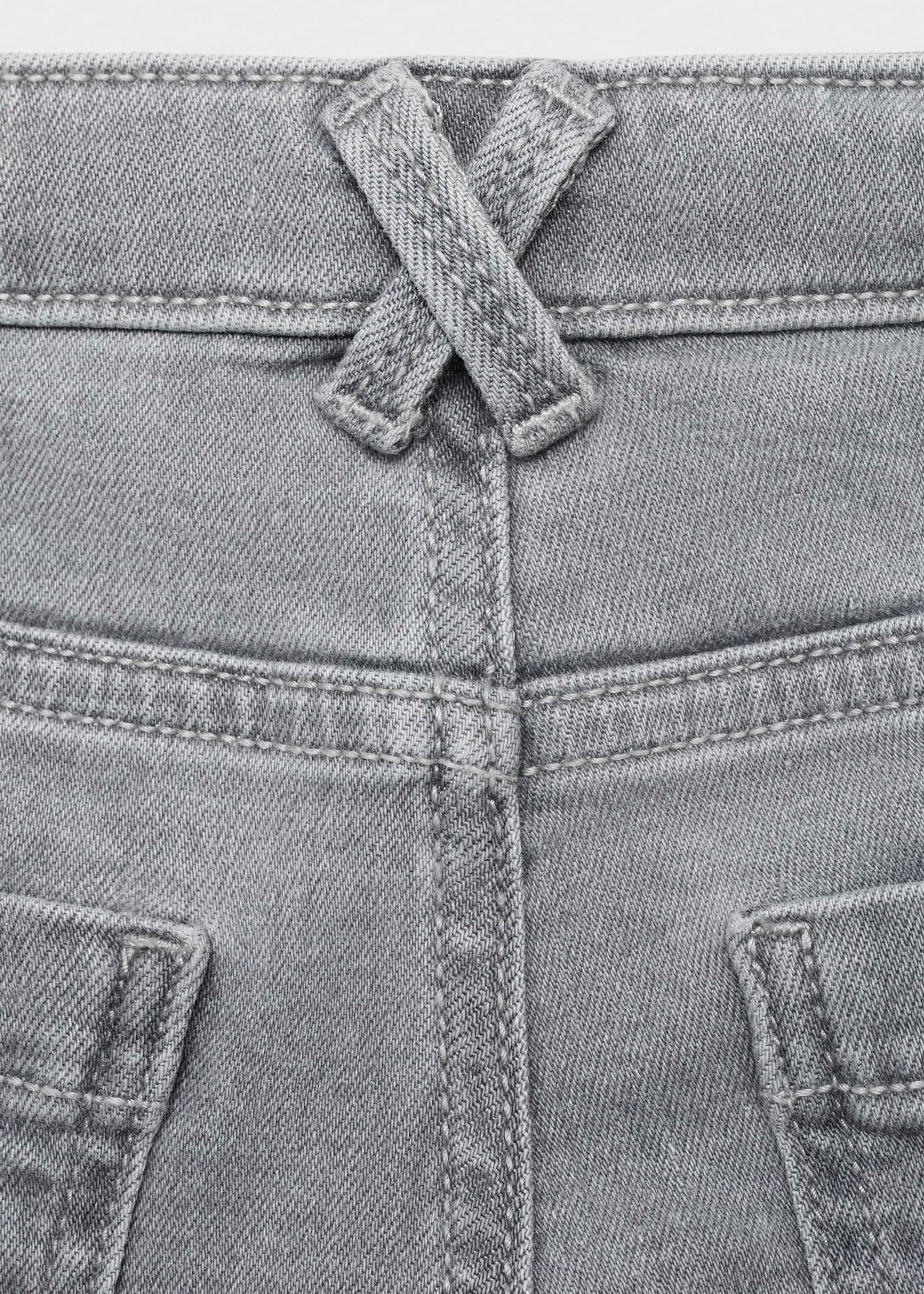 Frayed low-rise skinny jeans - Details of the article 0