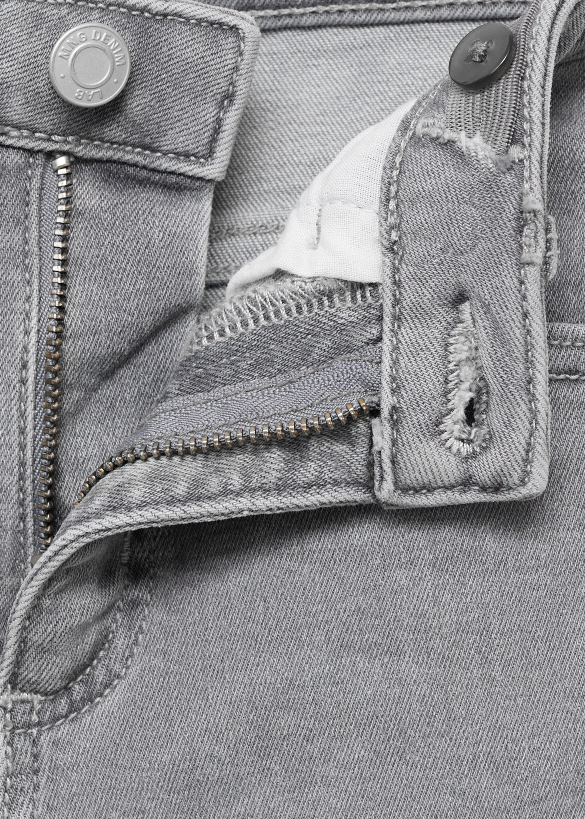 Frayed low-rise skinny jeans - Details of the article 8