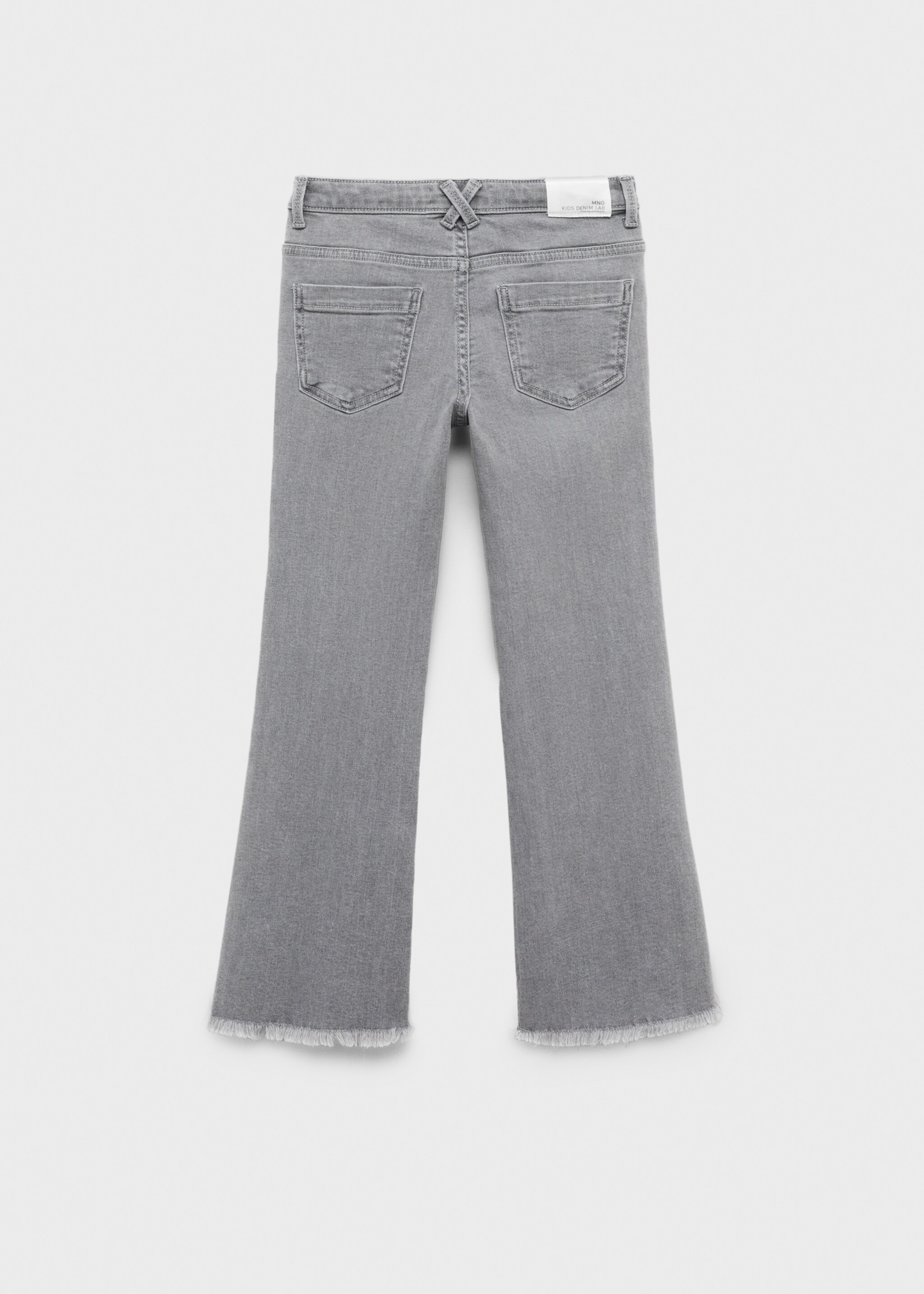 Frayed low-rise skinny jeans - Reverse of the article