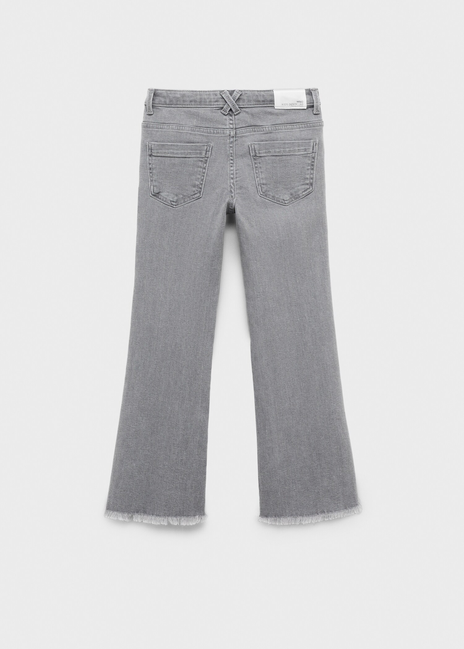 Frayed low-rise skinny jeans - Reverse of the article