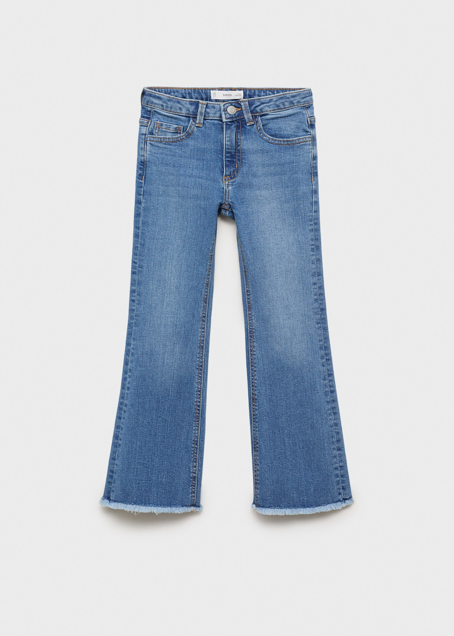 Frayed low-rise skinny jeans - Article without model
