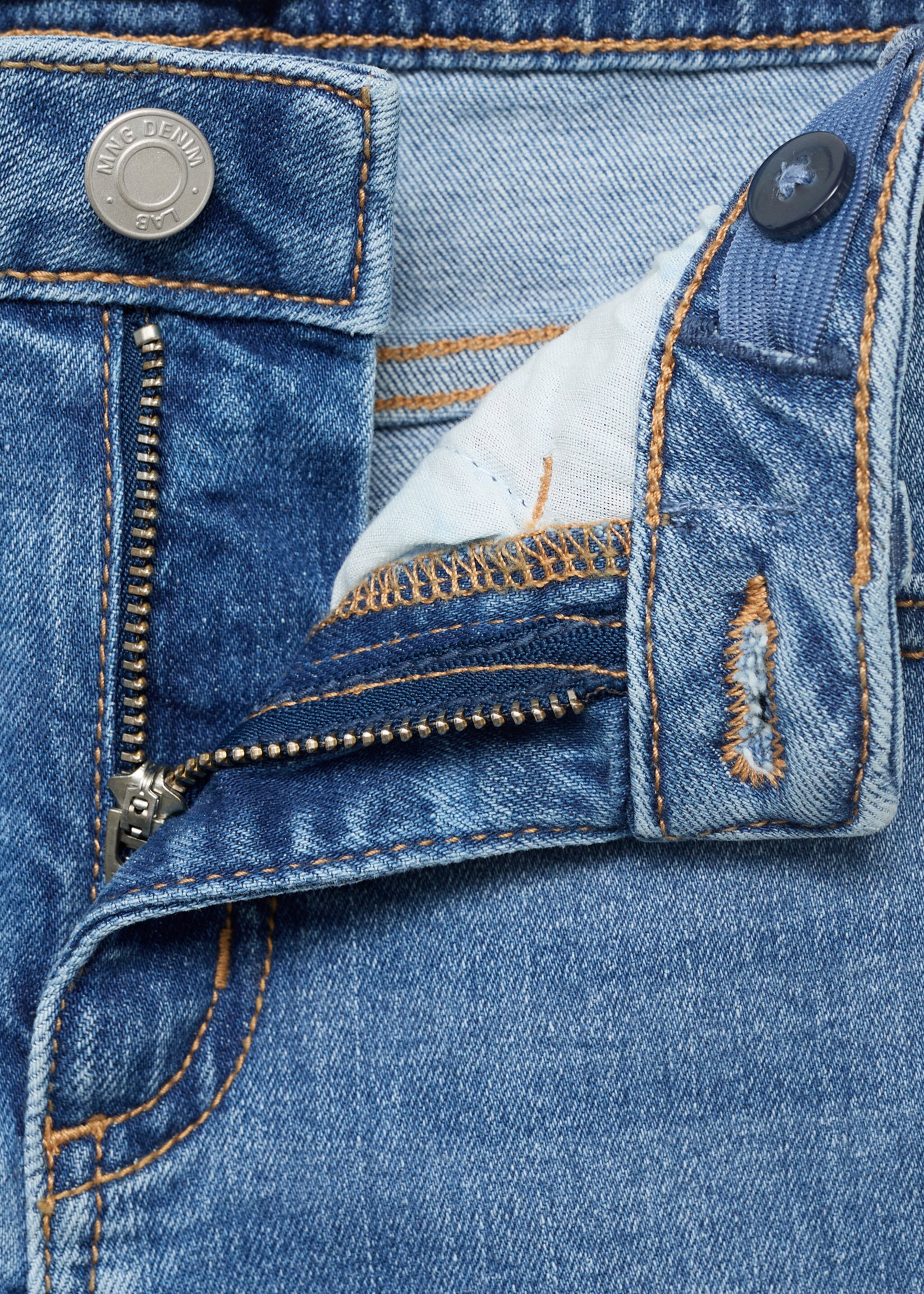 Frayed low-rise skinny jeans - Details of the article 8