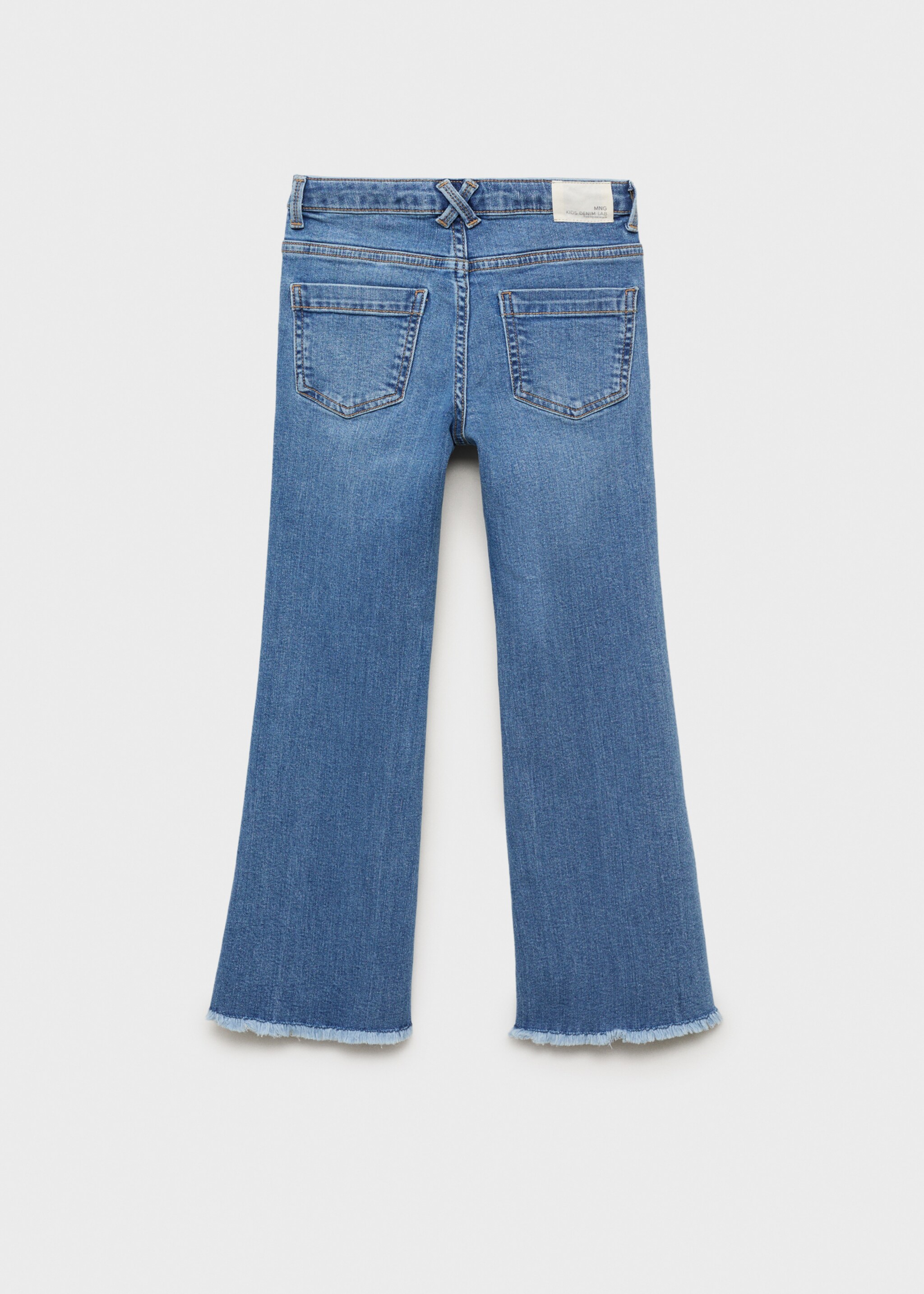 Frayed low-rise skinny jeans - Reverse of the article
