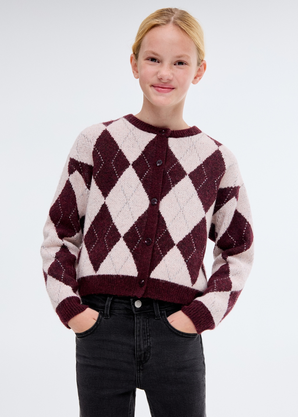 Frayed low-rise skinny jeans