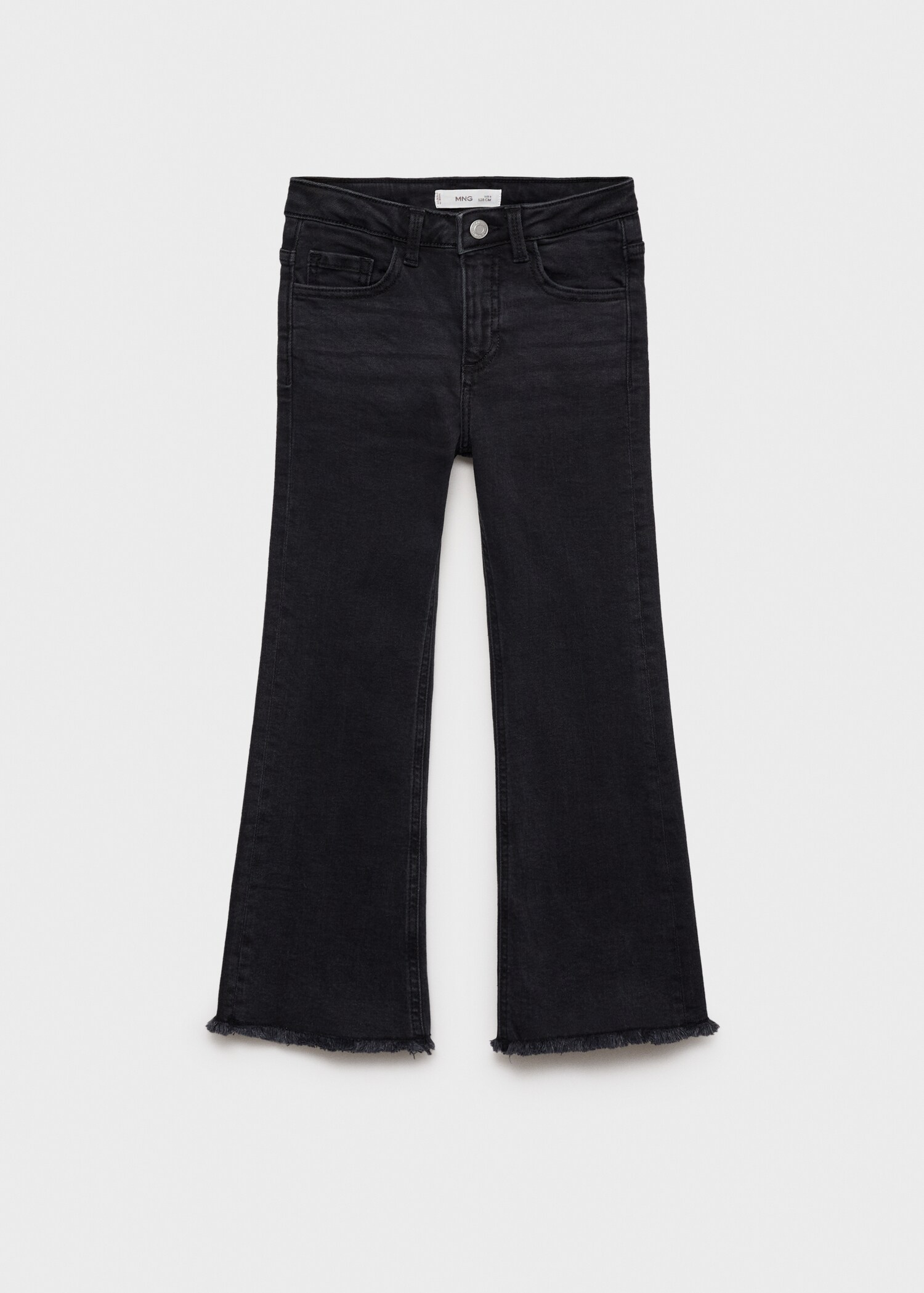 Frayed low-rise skinny jeans - Article without model