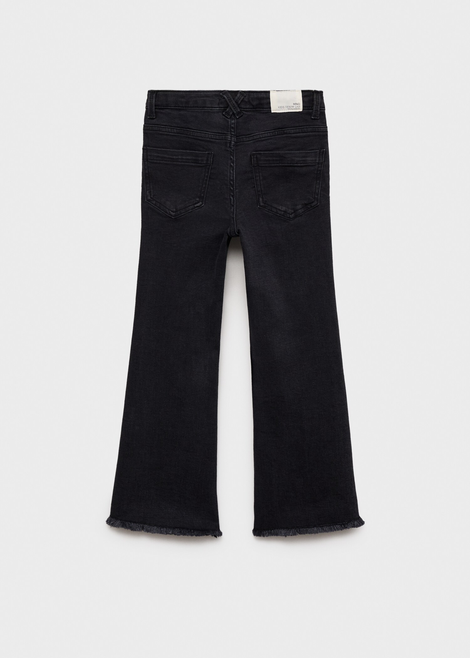 Frayed low-rise skinny jeans - Reverse of the article